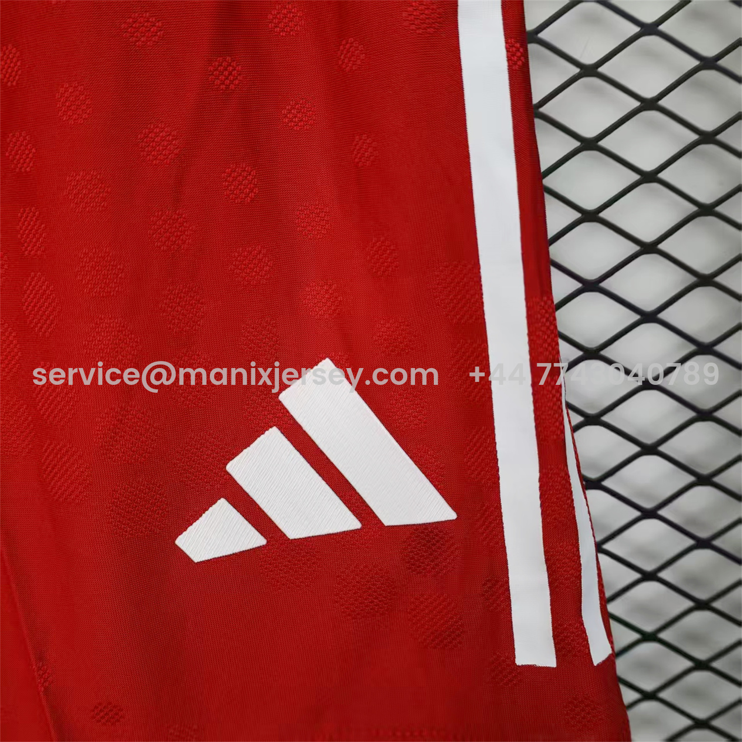 ManixJersey.com | Bayern Munich 25-26 Home Red Shorts - Player Version -Customize Name, Number and Patch | Worldwide Shipping