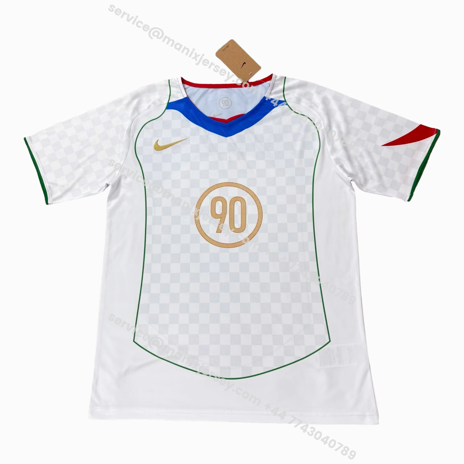 ManixJersey.com | Italy 2026 T90 White Special Jersey -Customize Name, Number and Patch | Worldwide Shipping