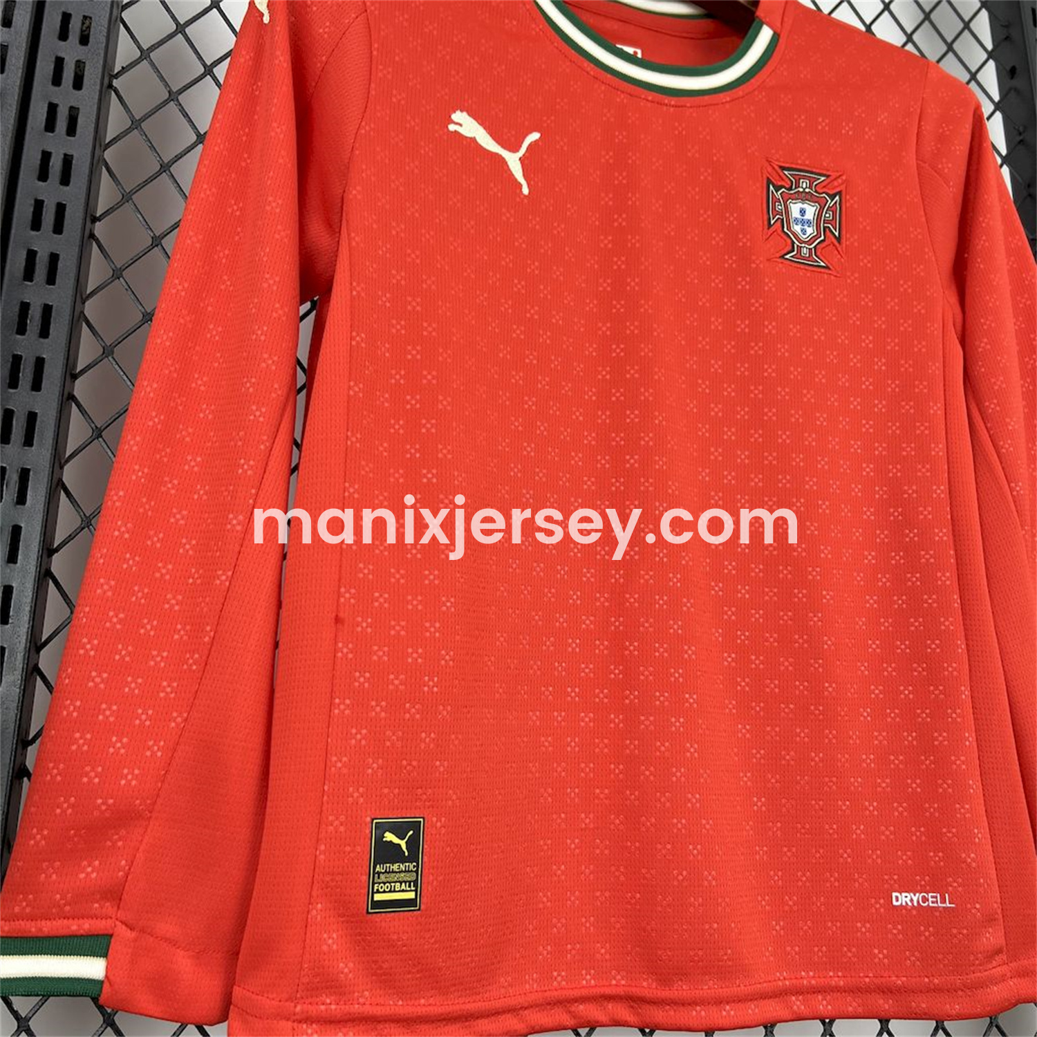ManixJersey.com | Portugal 2025-26 Home Long Sleeves Kids Kit -Customize Name, Number and Patch | Worldwide Shipping