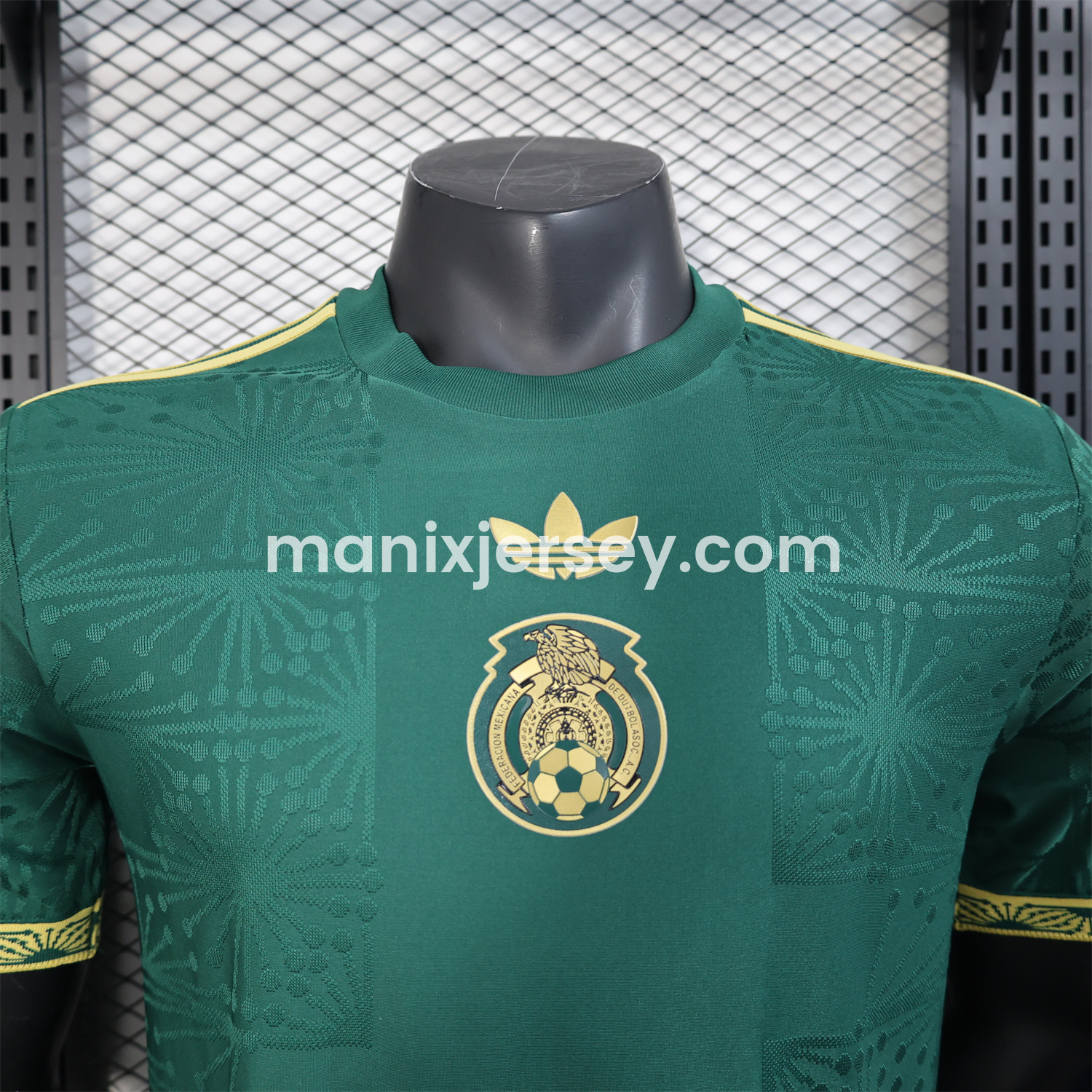 ManixJersey.com | Mexico 2025 Gold Cup Special Edition Green Jersey - Player Version -Customize Name, Number and Patch | Worldwide Shipping