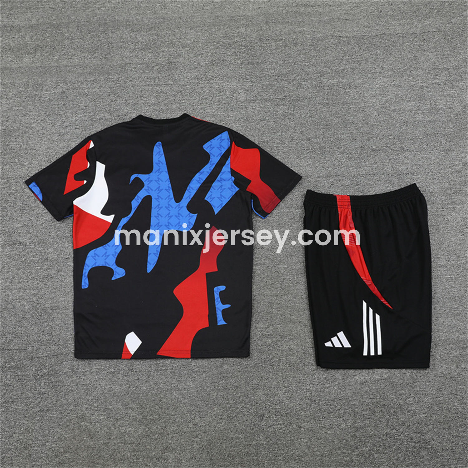 ManixJersey.com | Manchester United 24-25 Pre-Match Short-Sleeve Training Set - Camouflage -Customize Name, Number and Patch | Worldwide Shipping