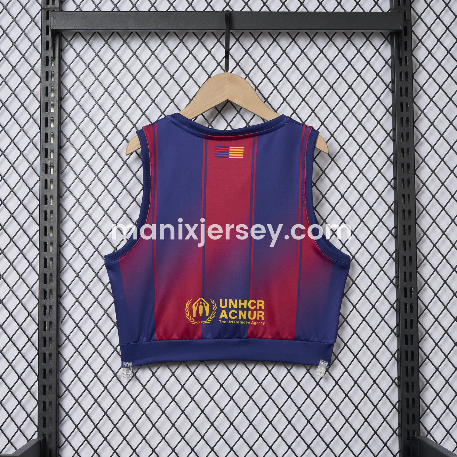 ManixJersey.com | Women's Barcelona 25-26 Home Yoga Vest -Customize Name, Number and Patch | Worldwide Shipping