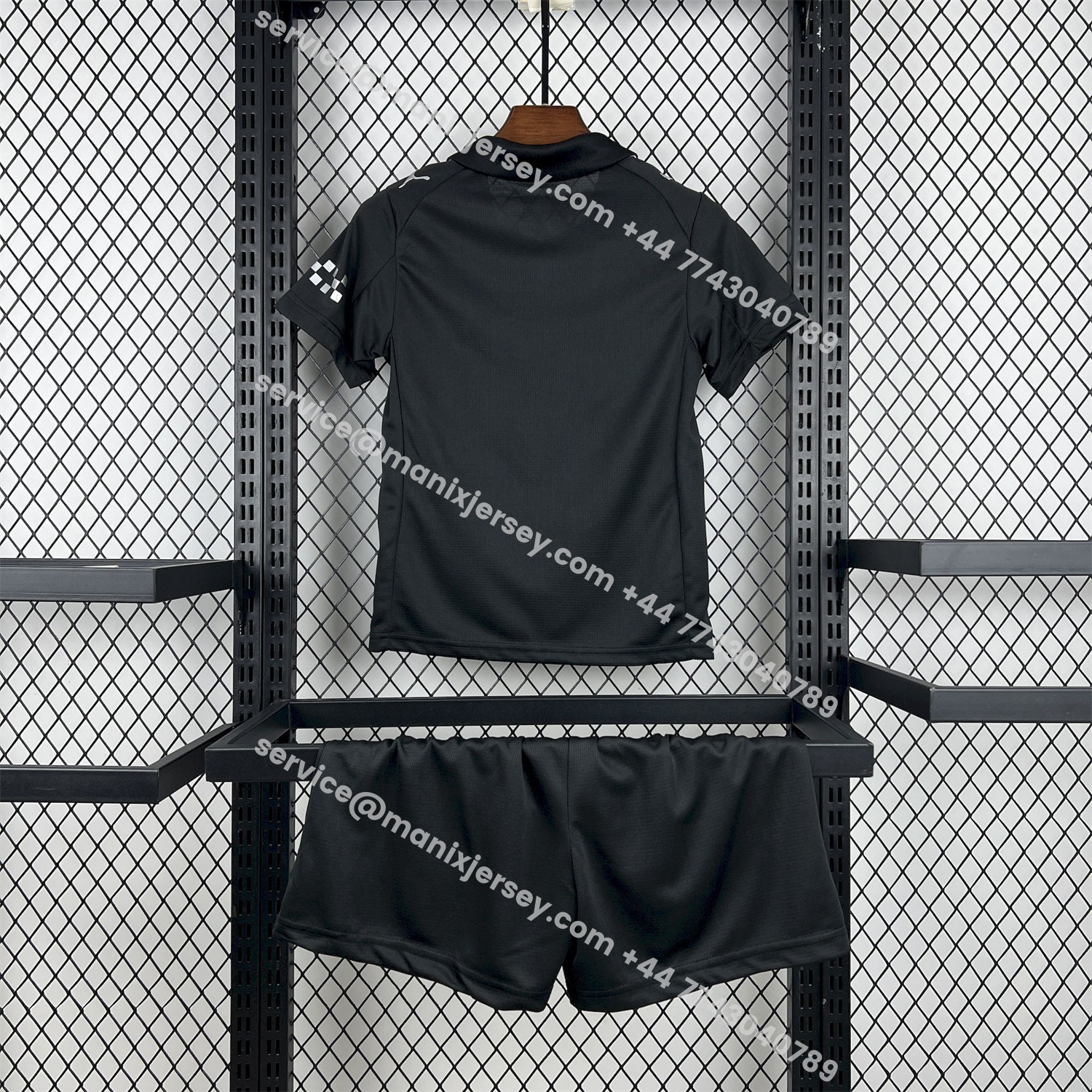 ManixJersey.com | Manchester City 25-26 Away Black Kids Kit -Customize Name, Number and Patch | Worldwide Shipping