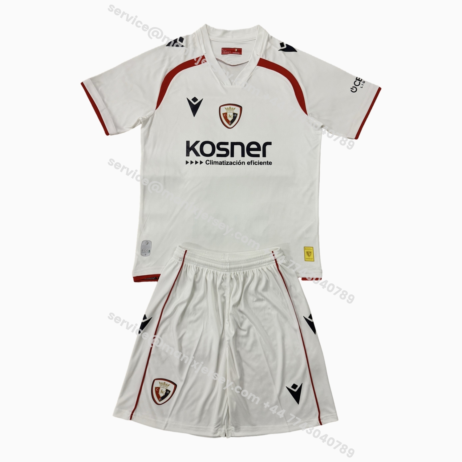 ManixJersey.com | Osasuna 25-26 Third Men's Adult Jersey Set - Fans Version -Customize Name, Number and Patch | Worldwide Shipping