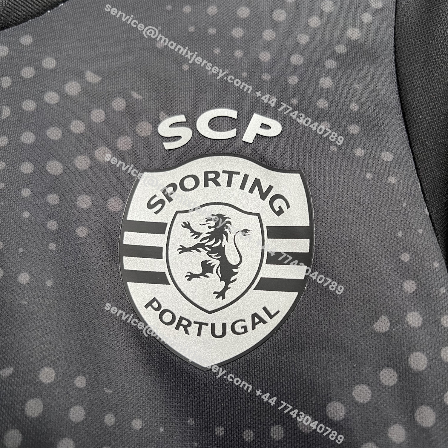 ManixJersey.com | Sporting CP 25-26 Black Special Kids Kit -Customize Name, Number and Patch | Worldwide Shipping