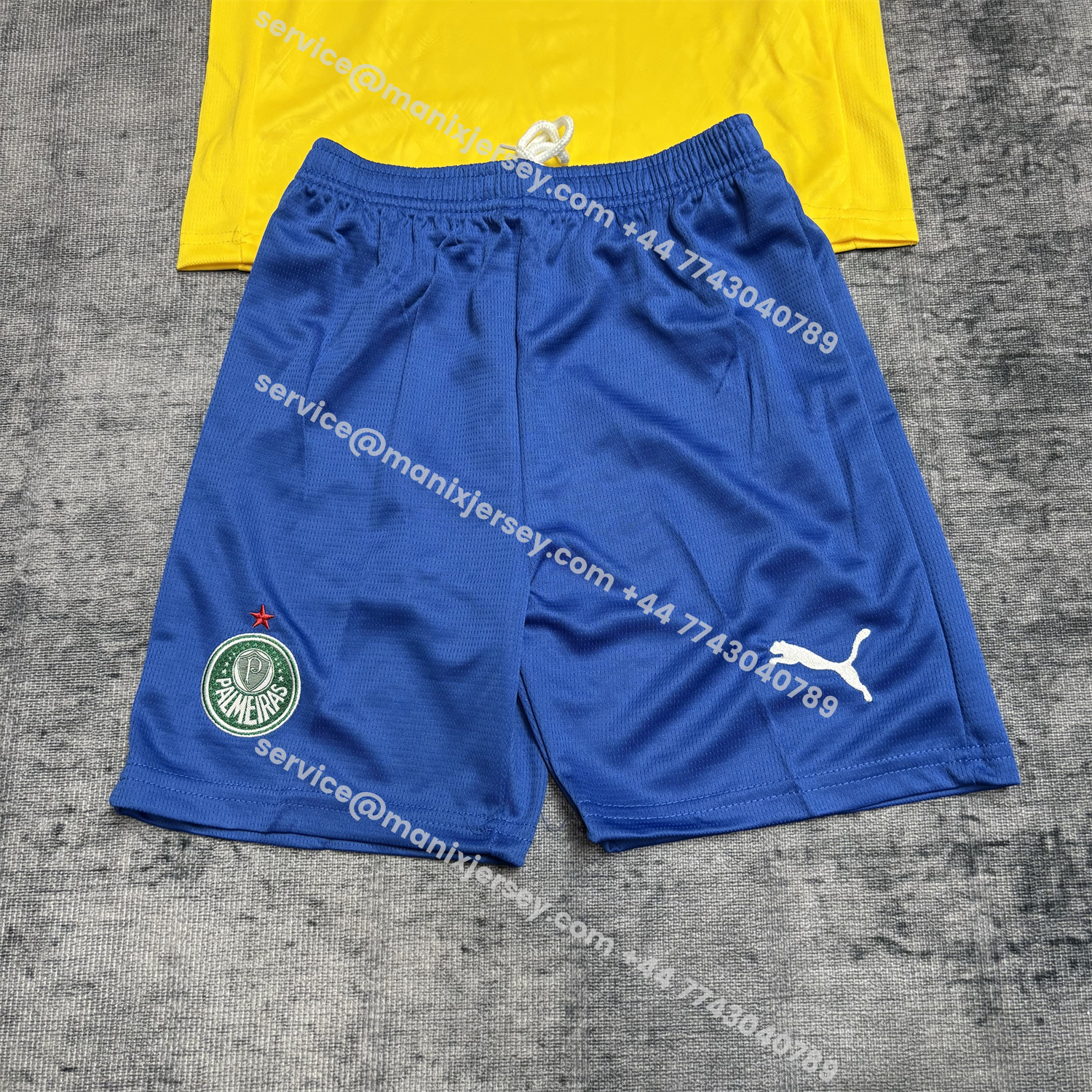 ManixJersey.com | Palmeiras 25-26 Third Yellow Kids Kit -Customize Name, Number and Patch | Worldwide Shipping