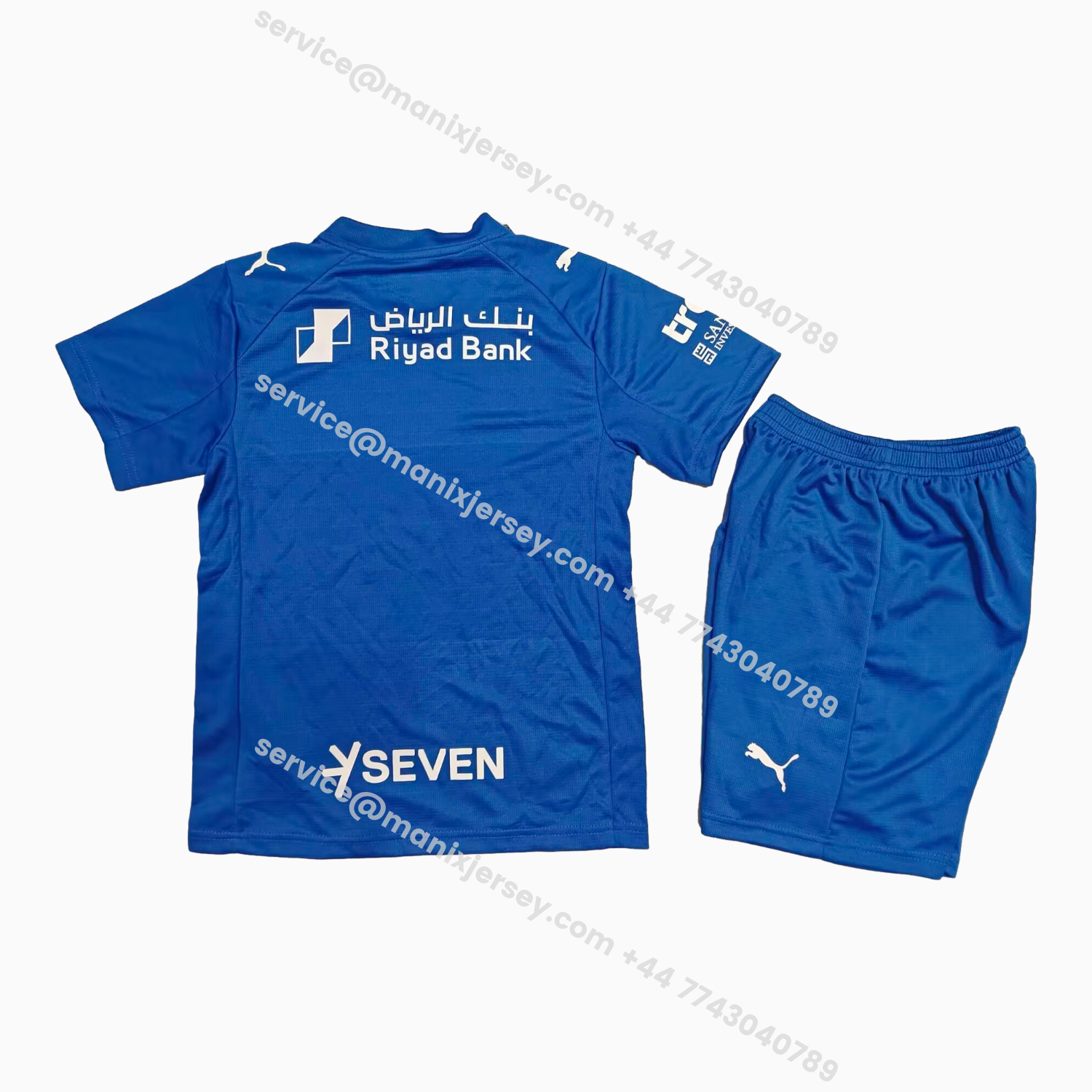 ManixJersey.com | Al Hilal Riyadh Crescent 25-26 Home Kids Kit -Customize Name, Number and Patch | Worldwide Shipping