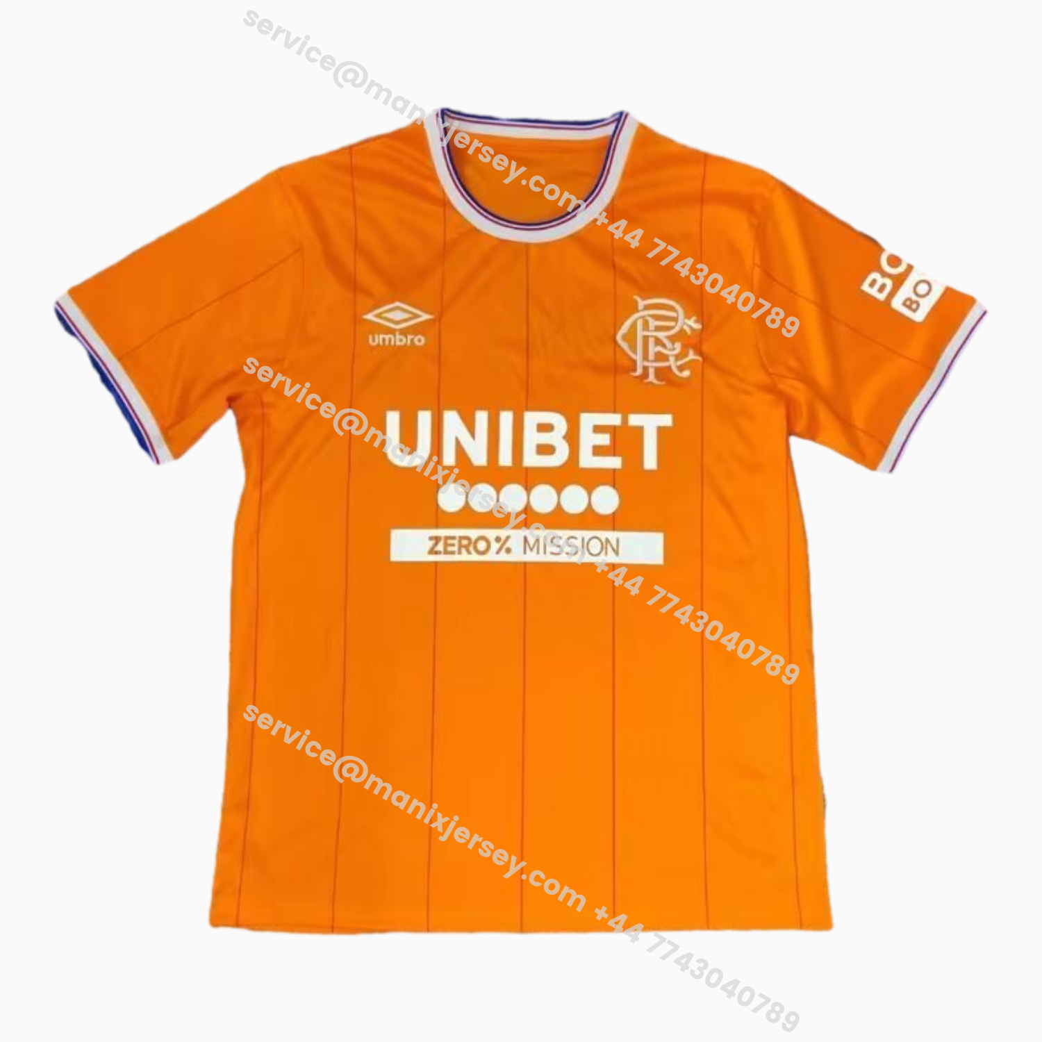 ManixJersey.com | Glasgow Rangers 25-26 Fourth Jersey - Fans Version -Customize Name, Number and Patch | Worldwide Shipping