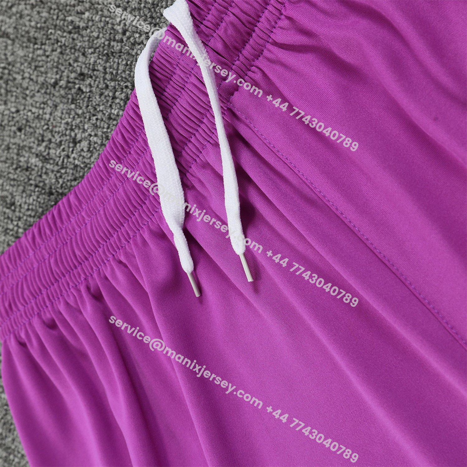 ManixJersey.com | Real Madrid 25-26 Longt-Sleeve Training Set - Purple Top & Purple Shorts -Customize Name, Number and Patch | Worldwide Shipping