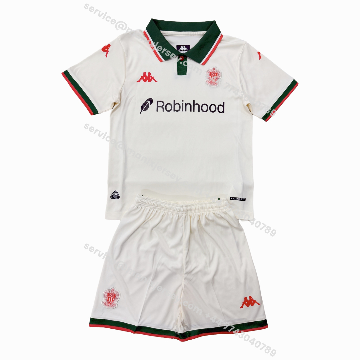 ManixJersey.com | Nice 25-26 Away Men's Adult Jersey Set - Fans Version -Customize Name, Number and Patch | Worldwide Shipping