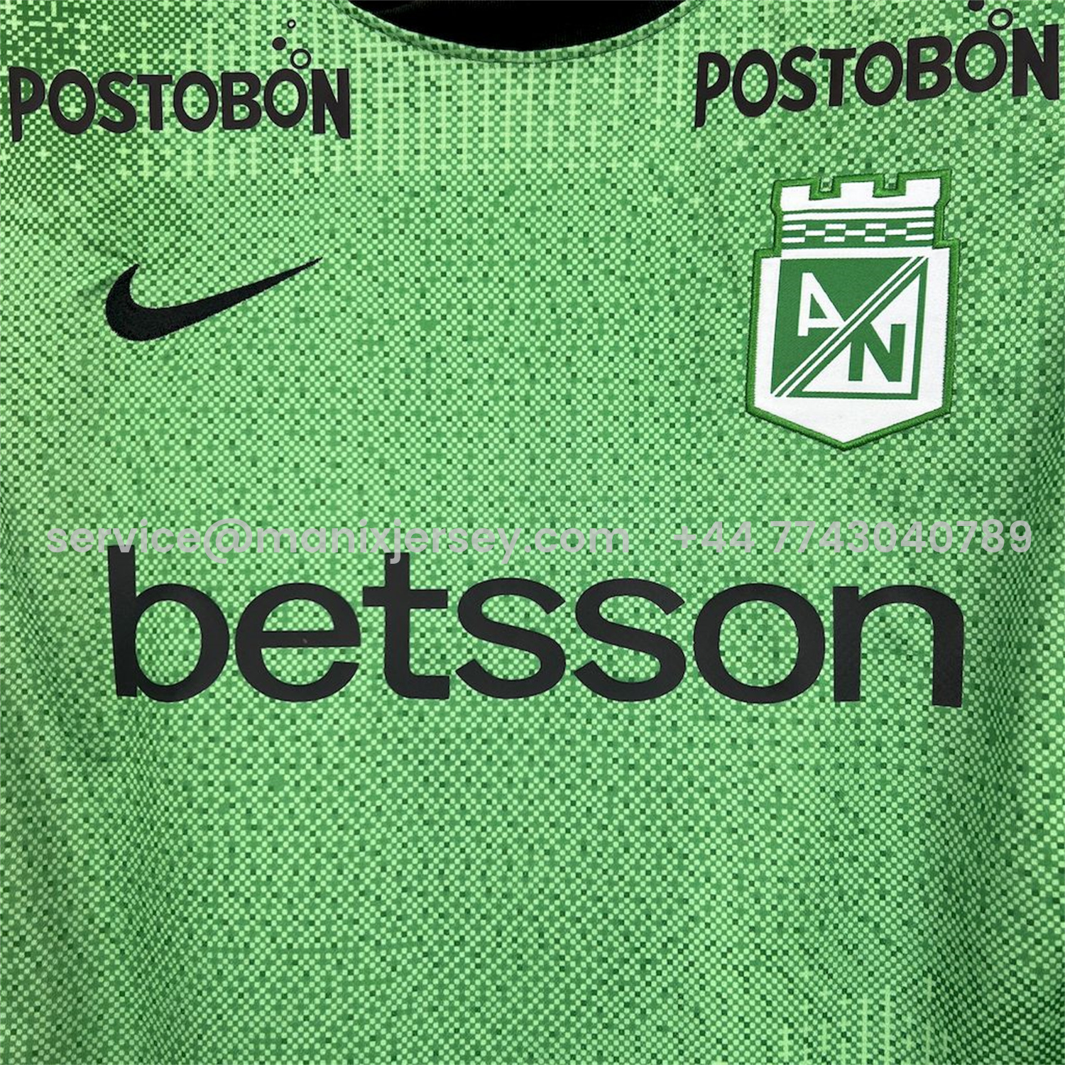 ManixJersey.com | Atlético Nacional 25-26 Third Jersey - Fans Version -Customize Name, Number and Patch | Worldwide Shipping