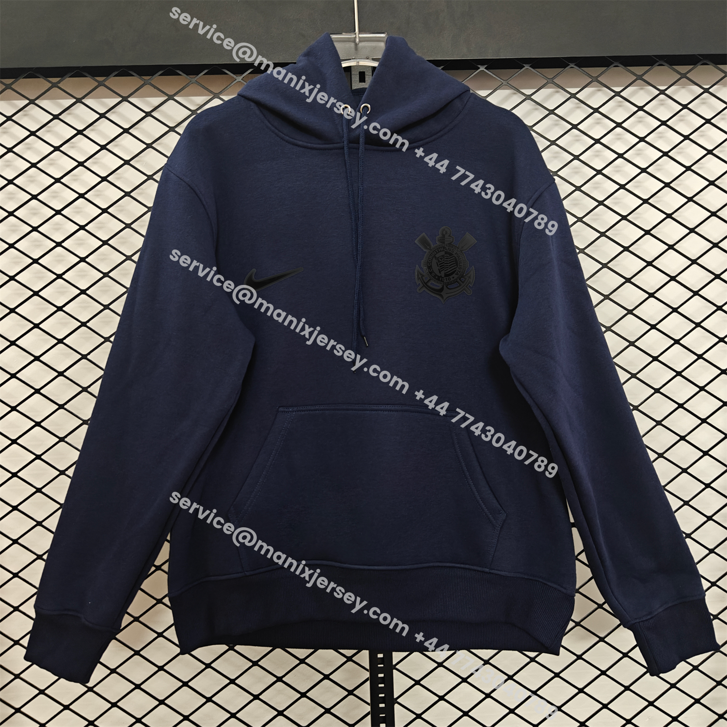 ManixJersey.com | Corinthians 25-26 Originals Terrace Black Icon Unisex Pullover Hoodie -Customize Name, Number and Patch | Worldwide Shipping