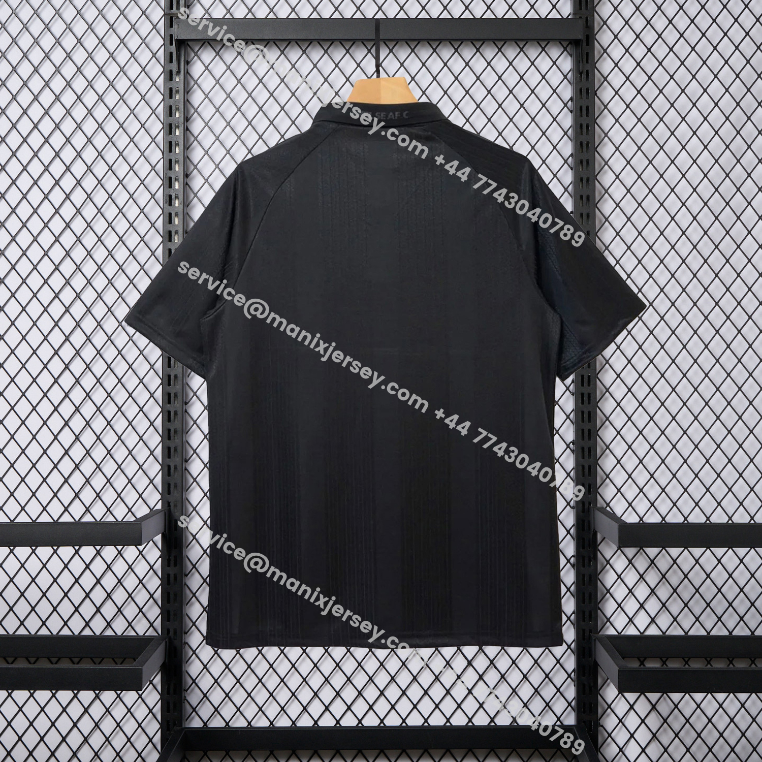 ManixJersey.com | Retro C.H.E.L.S.E.A 1998 Pure Black Special Jersey -Customize Name, Number and Patch | Worldwide Shipping