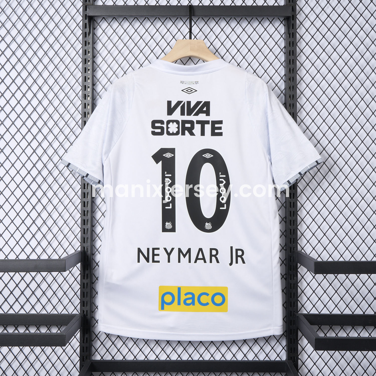 ManixJersey.com | Santos 24-25 Home Jersey With Sponsors - Fans Version -Customize Name, Number and Patch | Worldwide Shipping