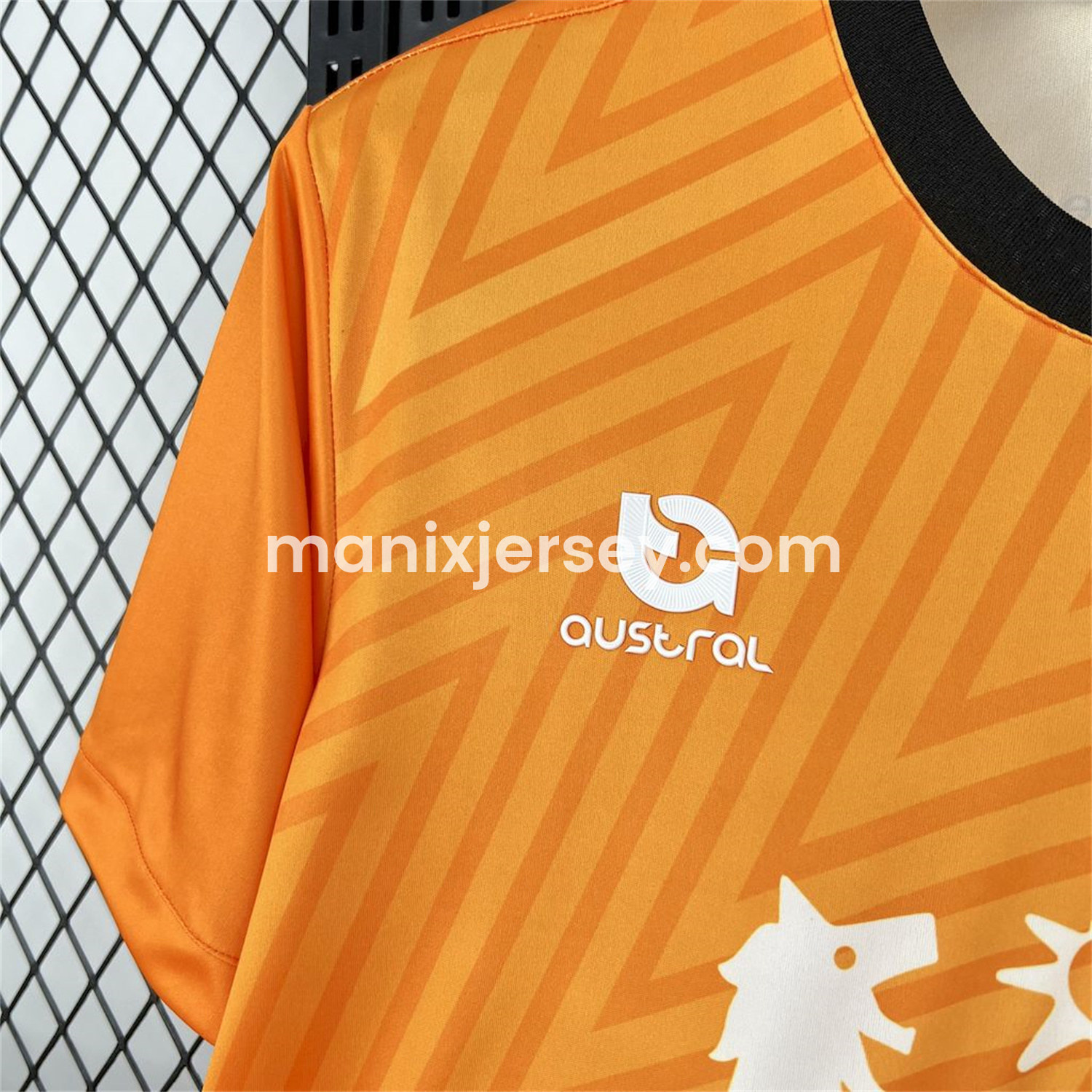 ManixJersey.com | Racing de Santander 24-25 Orange Goalkeeper Jersey - Fans Version -Customize Name, Number and Patch | Worldwide Shipping