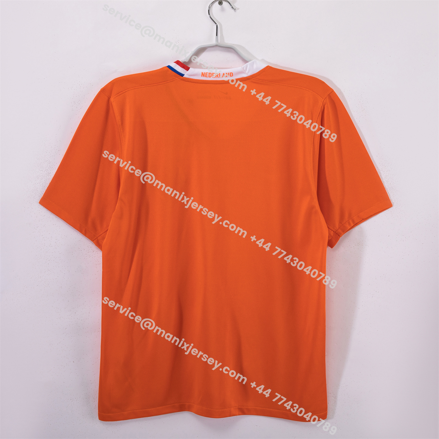 ManixJersey.com | Retro Netherlands 2008 Home Jersey -Customize Name, Number and Patch | Worldwide Shipping