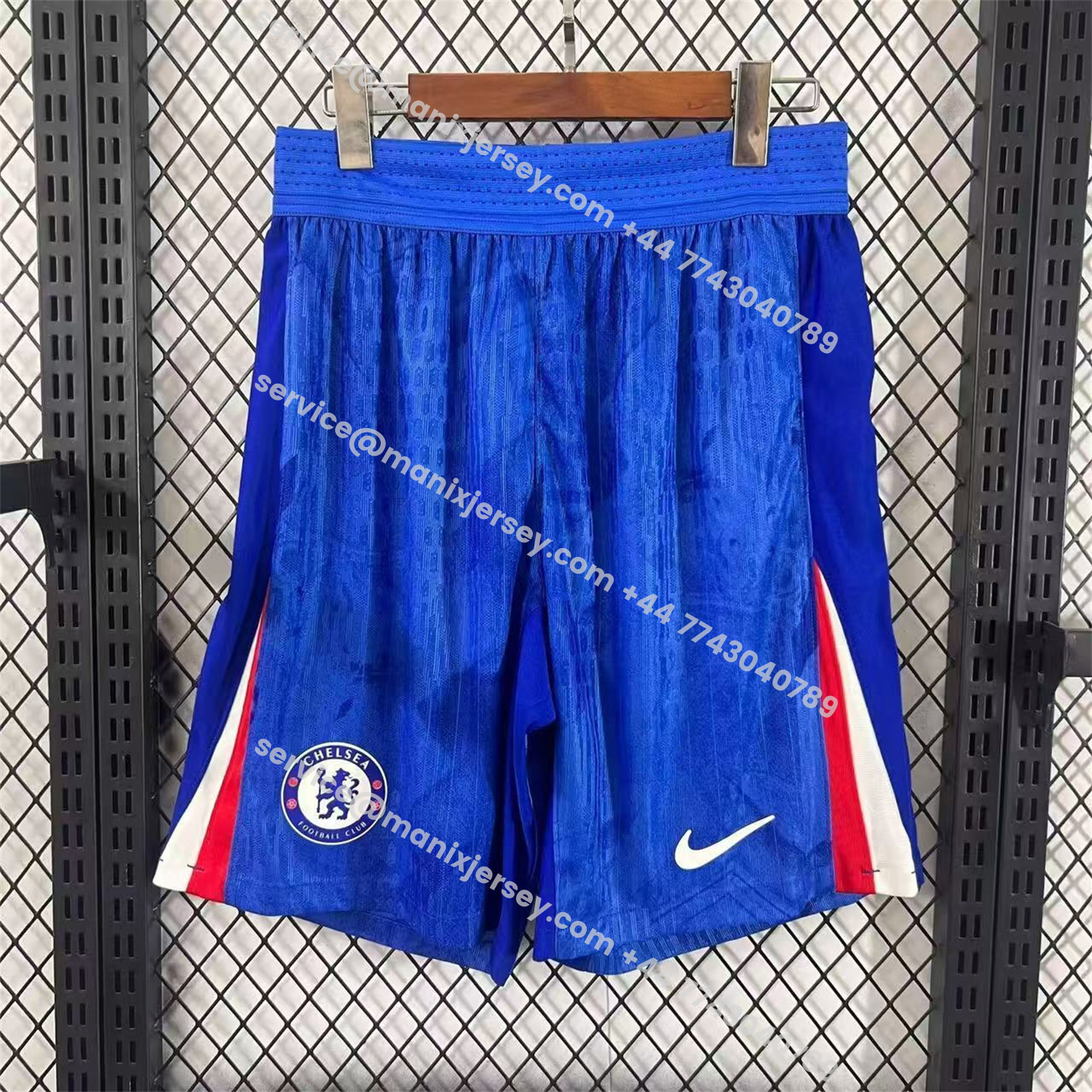 ManixJersey.com | C.H.E.L.S.E.A 25-26 Home Shorts - Player Version -Customize Name, Number and Patch | Worldwide Shipping