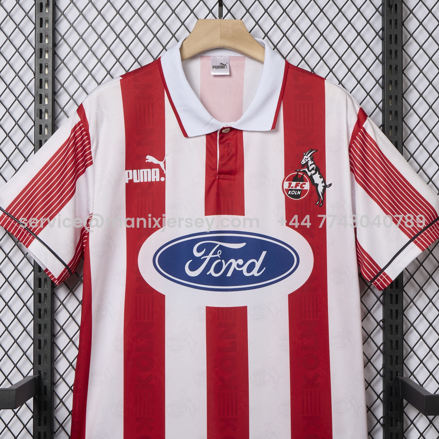 ManixJersey.com | Retro K-O-L-N 1995-96 Home Jersey -Customize Name, Number and Patch | Worldwide Shipping