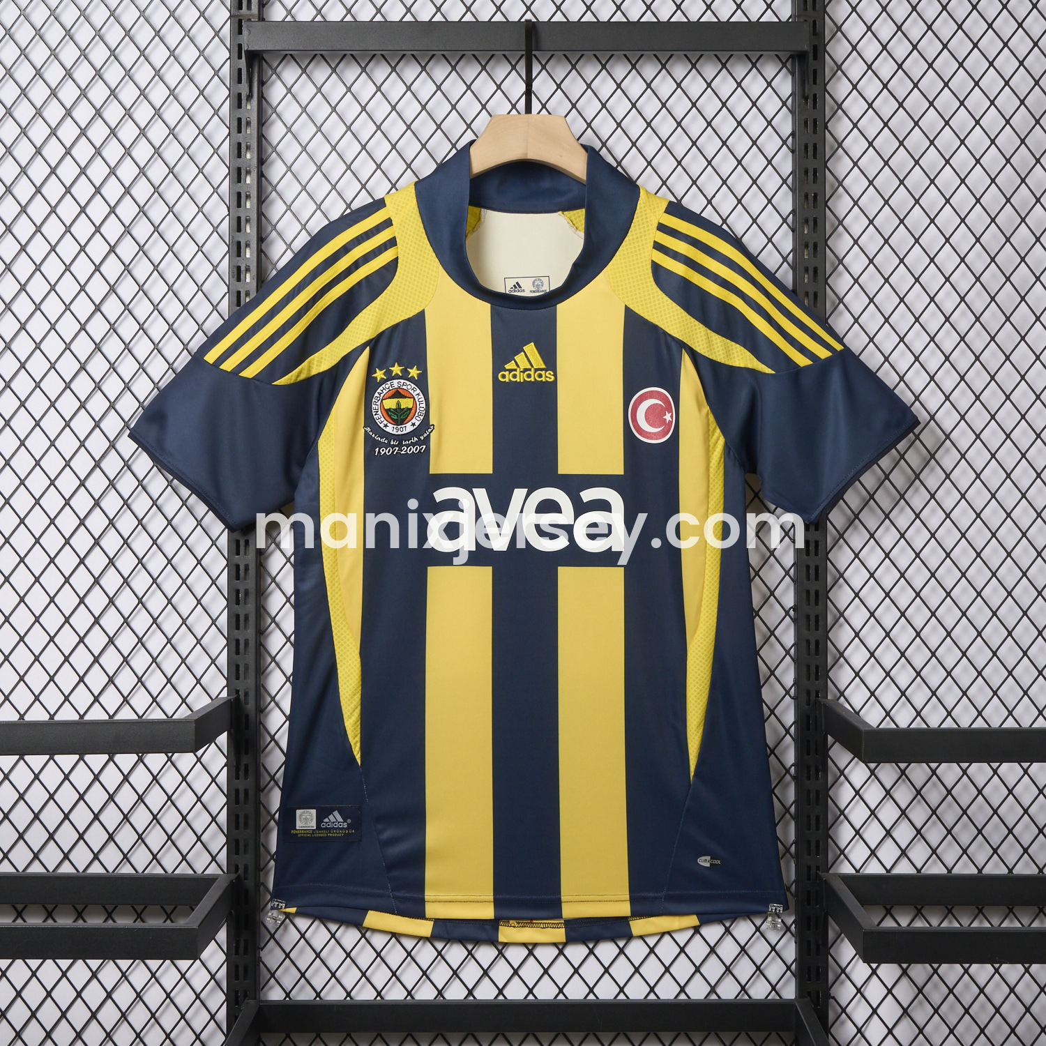 ManixJersey.com | Retro Fenerbahce 2008-09 Home Jersey -Customize Name, Number and Patch | Worldwide Shipping