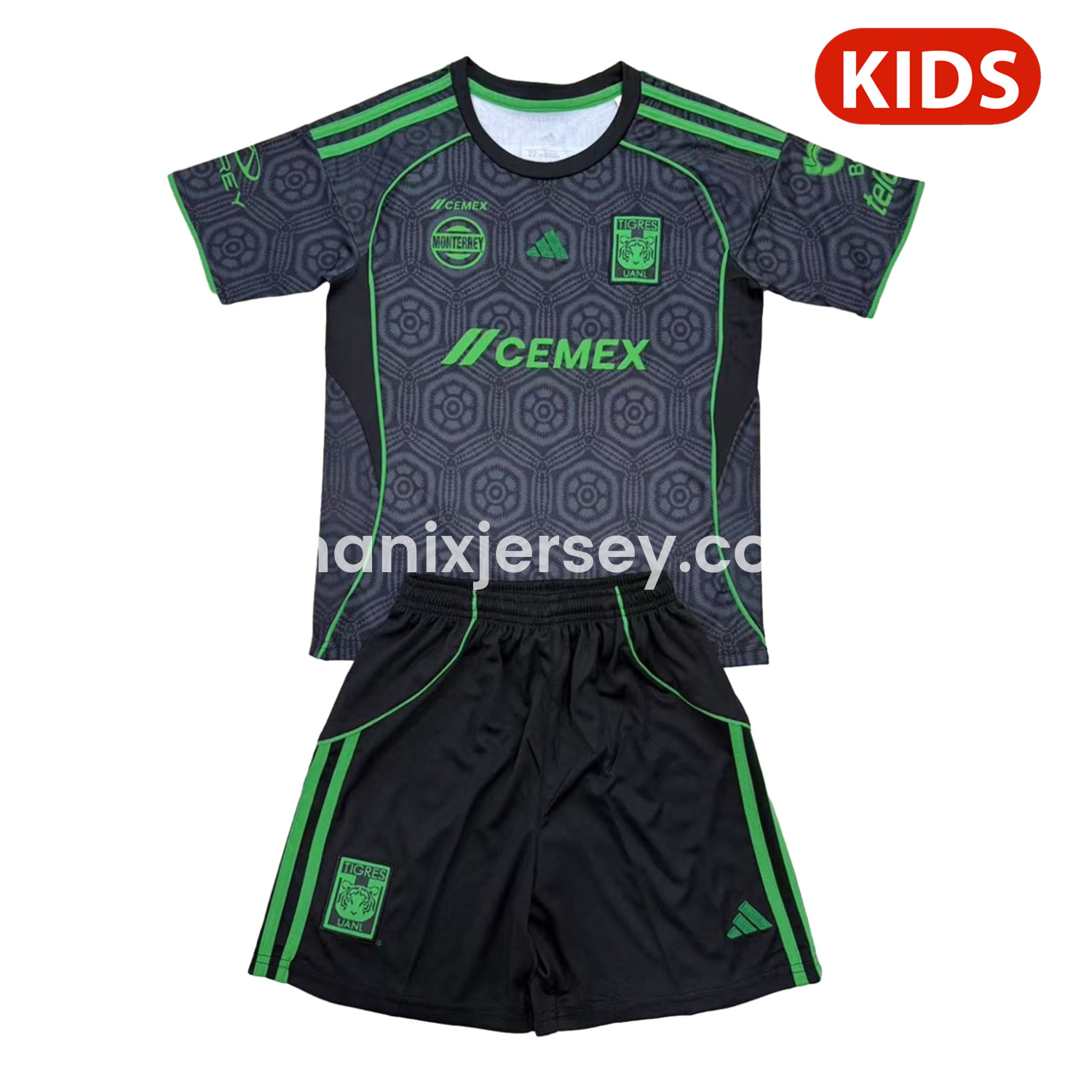 ManixJersey.com | Tigres UANL 25-26 Third Kids Kit -Customize Name, Number and Patch | Worldwide Shipping