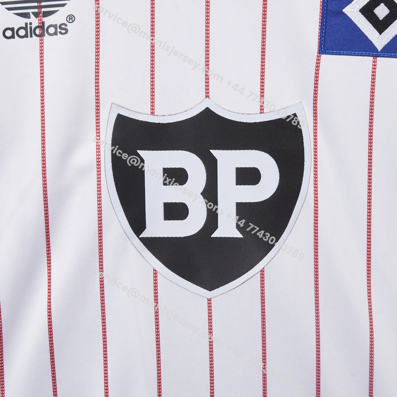 ManixJersey.com | Retro Hamburger SV 1982-83 Home Long Sleeves Jersey -Customize Name, Number and Patch | Worldwide Shipping