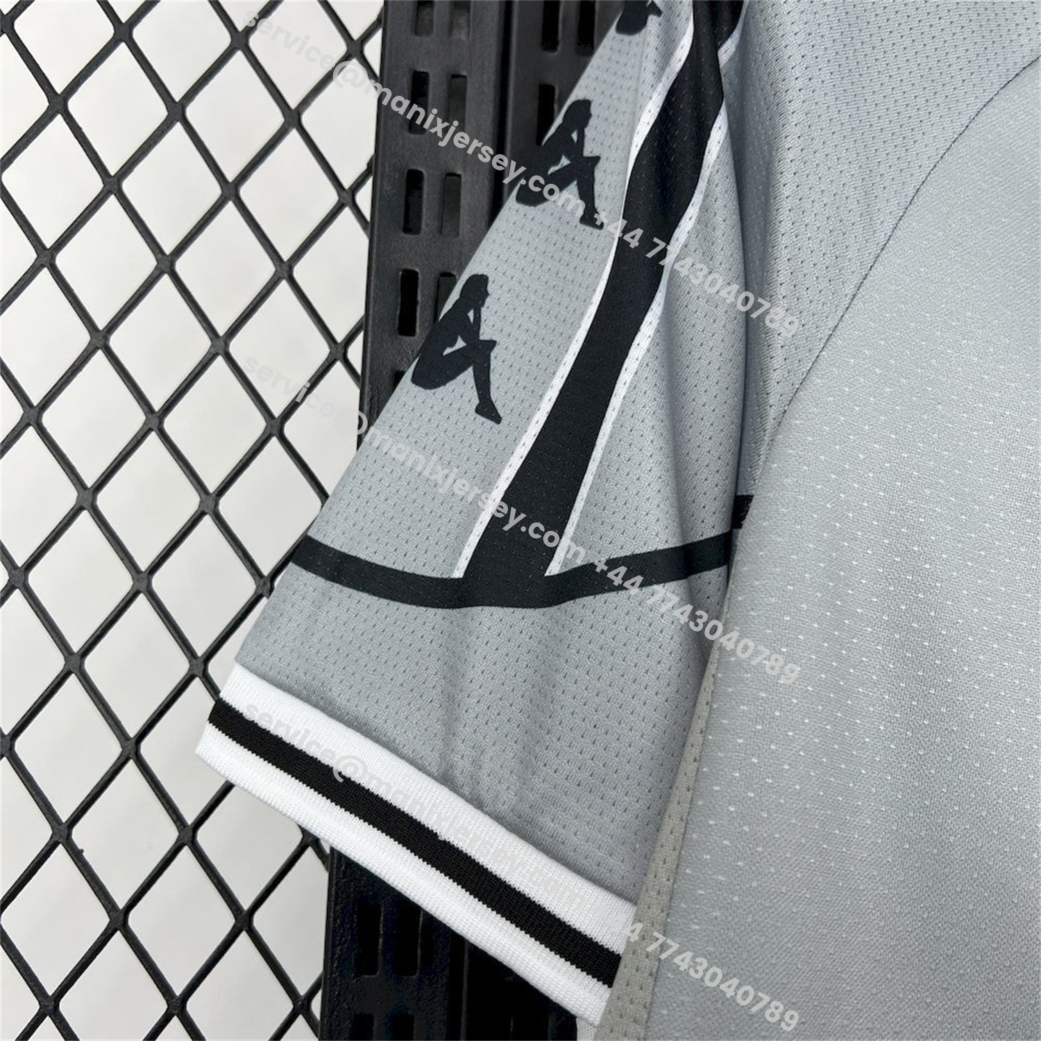 ManixJersey.com | Vasco da Gama 25-26 Grey Pre-Match Jersey - Fans Version -Customize Name, Number and Patch | Worldwide Shipping