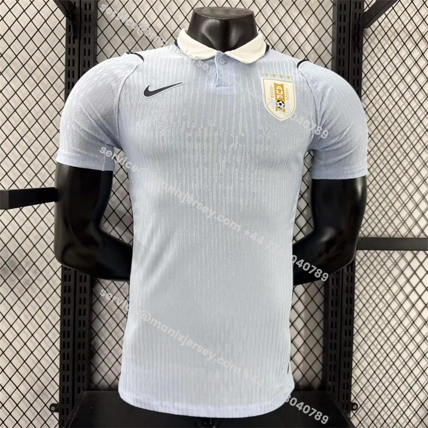 ManixJersey.com | Uruguay 2026 Home Jersey - Player Version -Customize Name, Number and Patch | Worldwide Shipping