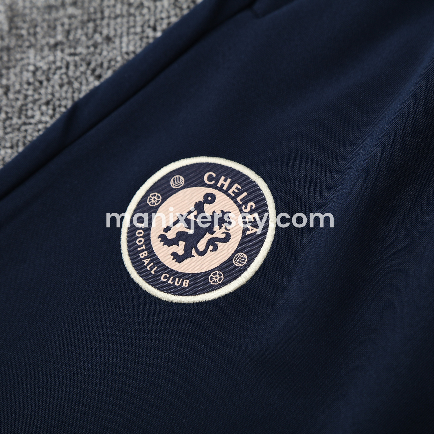 ManixJersey.com | C.H.E.L.S.E.A 25-26 Traning Hoodie Set - Pink With Royal Blue -Customize Name, Number and Patch | Worldwide Shipping