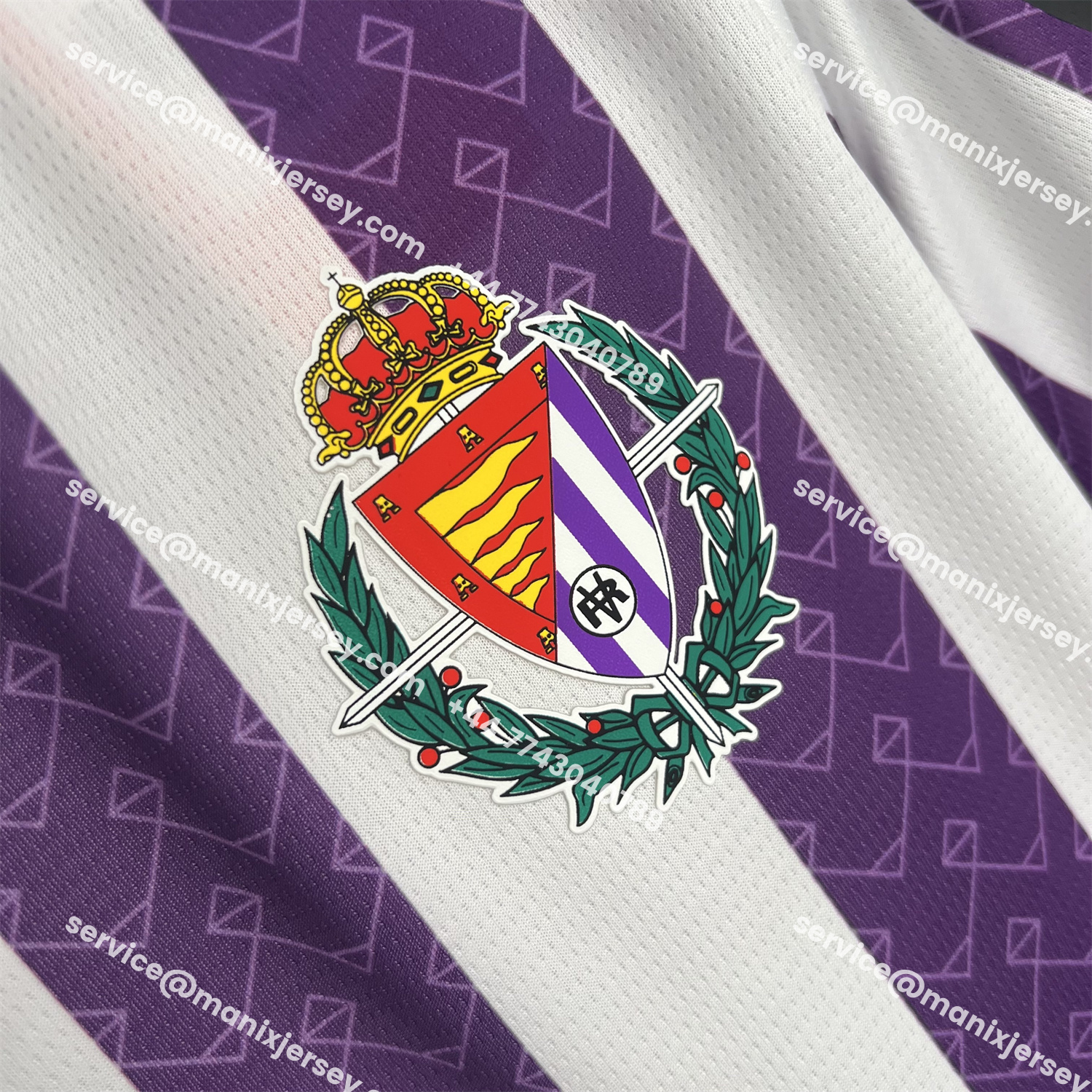 ManixJersey.com | Real Valladolid 25-26 Home Jersey - Fans Version -Customize Name, Number and Patch | Worldwide Shipping