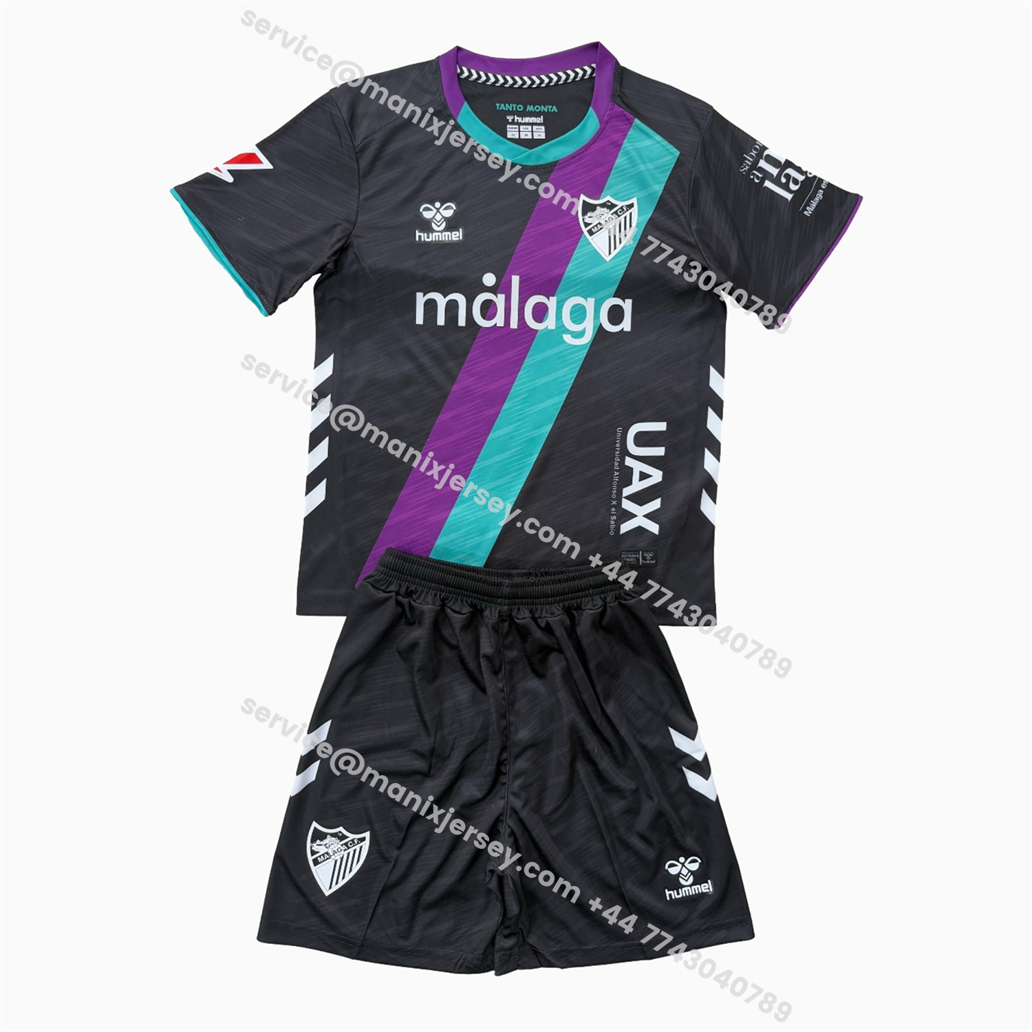 ManixJersey.com | Malaga 25-26 Away Men's Adult Jersey Set - Fans Version -Customize Name, Number and Patch | Worldwide Shipping