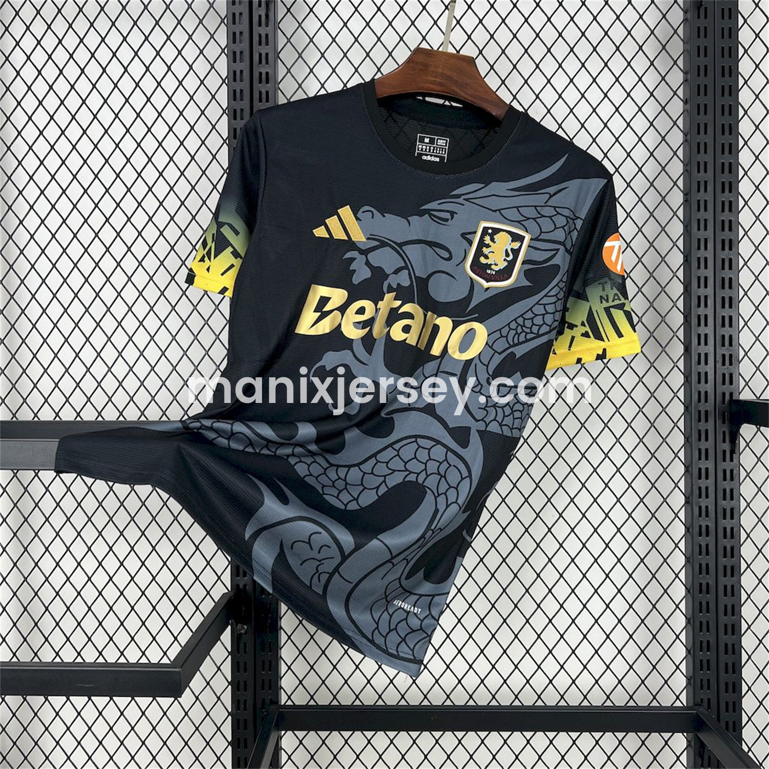 ManixJersey.com | Aston Villa 25-26 Black Special Edition Jersey - Fans Version -Customize Name, Number and Patch | Worldwide Shipping