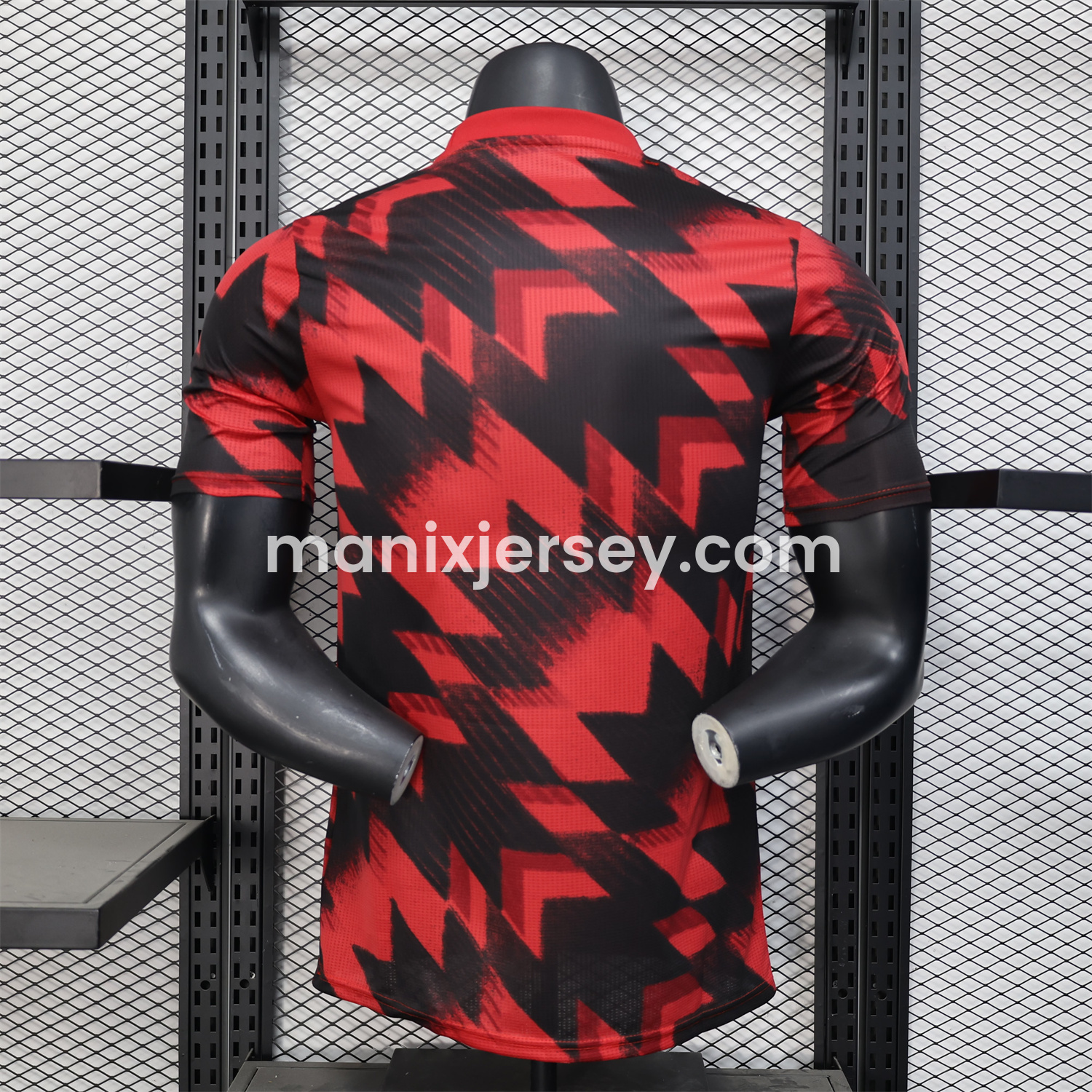 ManixJersey.com | Manchester United 25-26 Red Pre-match Training Jersey - Player Version -Customize Name, Number and Patch | Worldwide Shipping