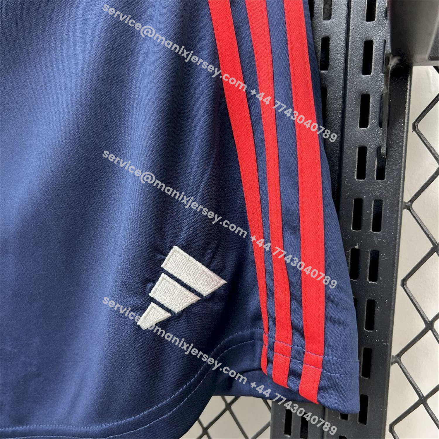 ManixJersey.com | Arsenal 25-26 Away Blue Shorts - Fans Version -Customize Name, Number and Patch | Worldwide Shipping
