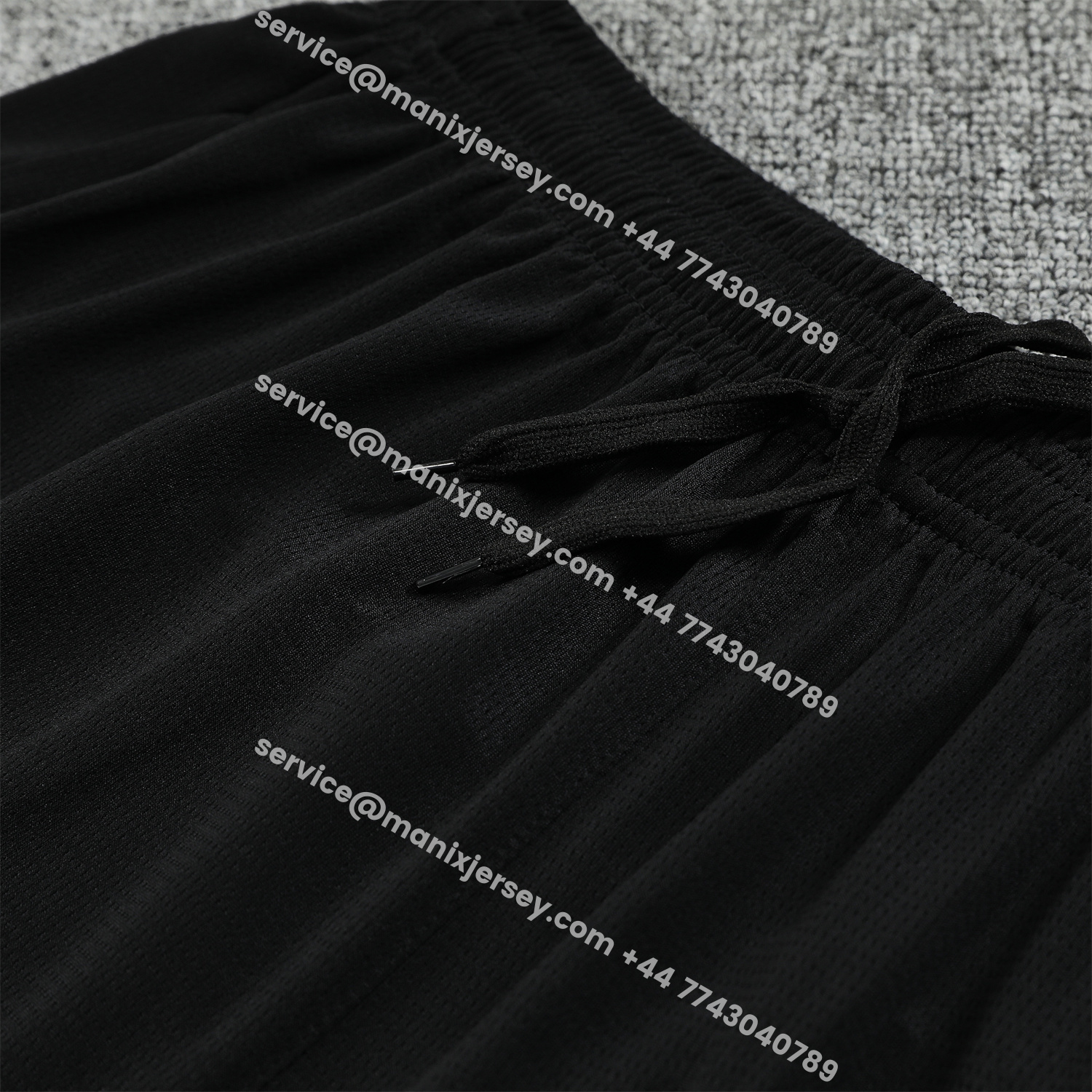 ManixJersey.com | RB Leipzig 25-26 Short-Sleeve Training Set- Red Top & Black Shorts -Customize Name, Number and Patch | Worldwide Shipping