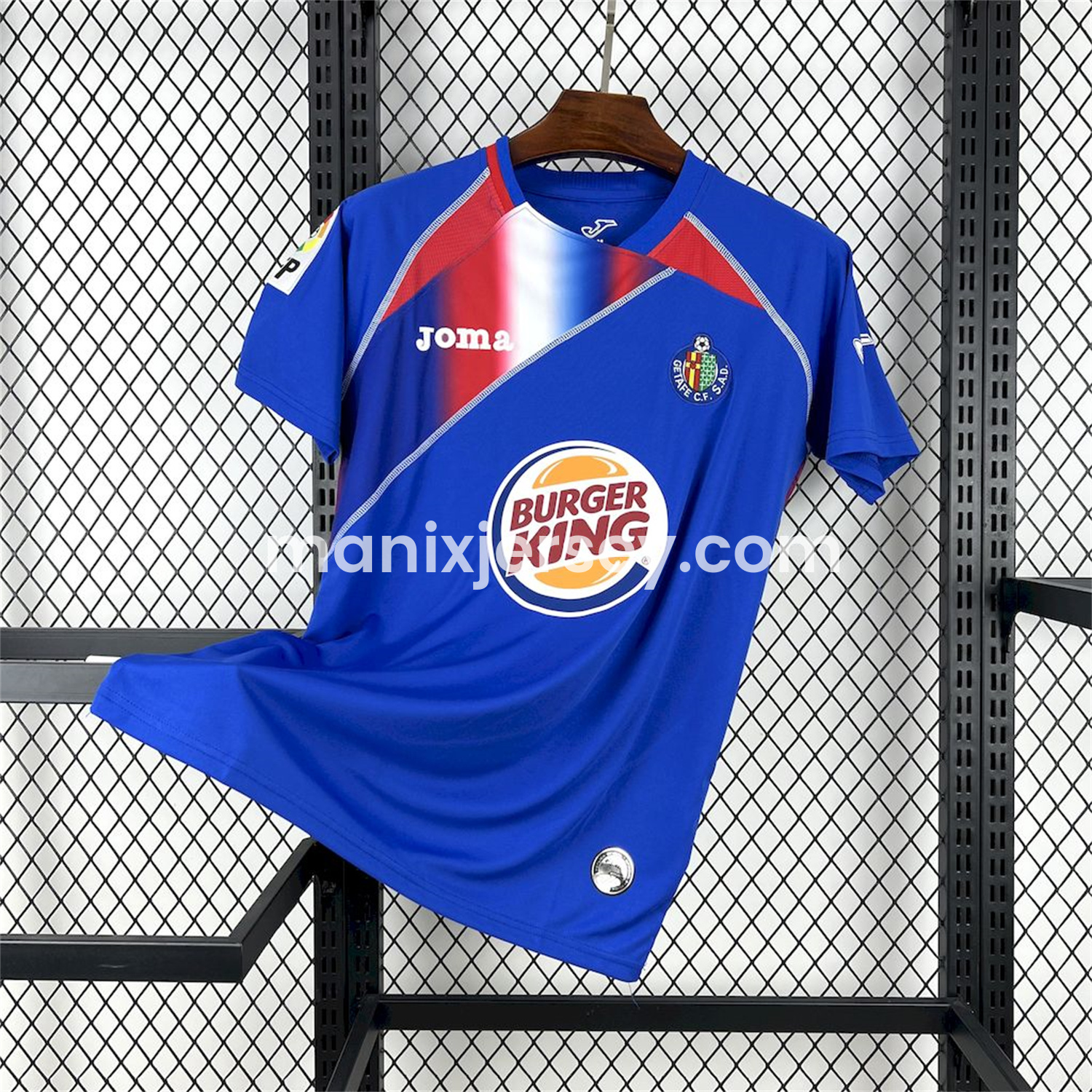 ManixJersey.com | Retro Getafe 2009-10 Home Jersey -Customize Name, Number and Patch | Worldwide Shipping