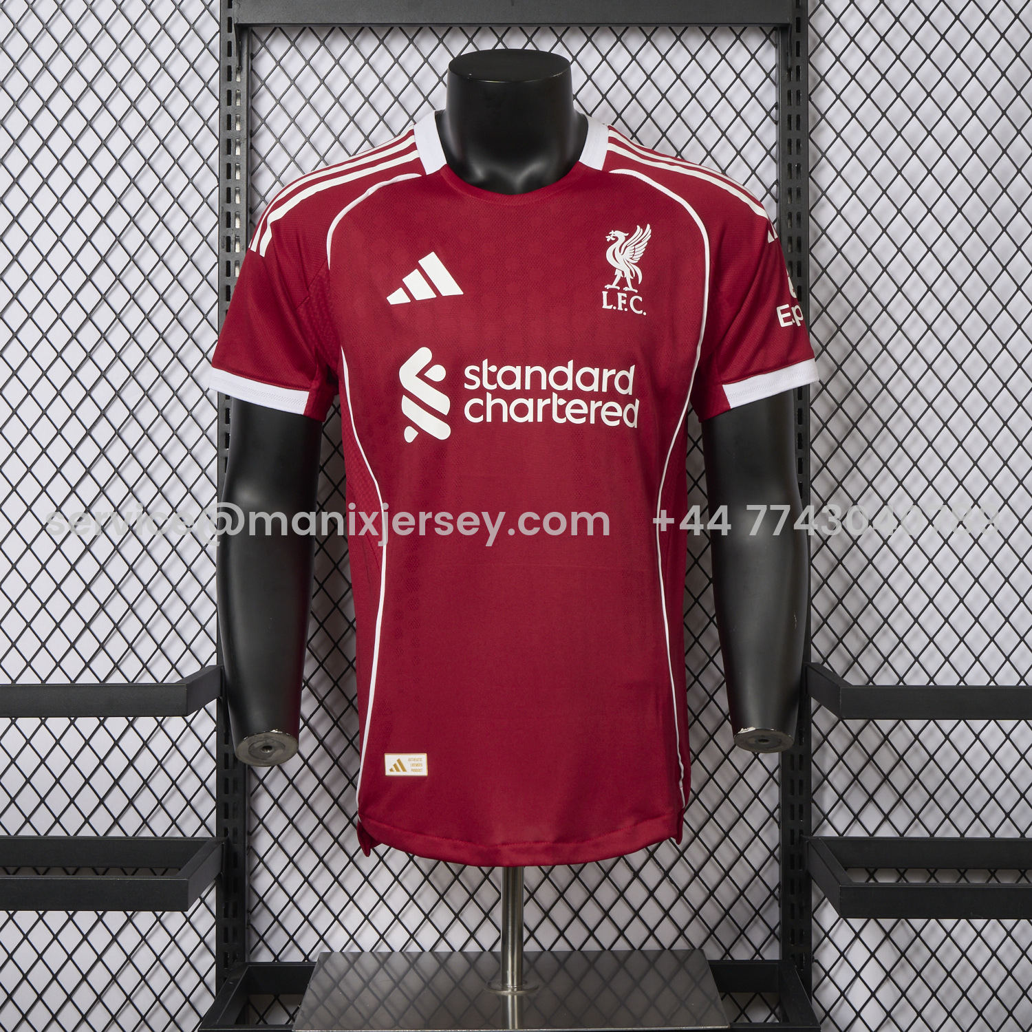 ManixJersey.com | Liver.pool 25-26 Home Jersey - Player Version -Customize Name, Number and Patch | Worldwide Shipping