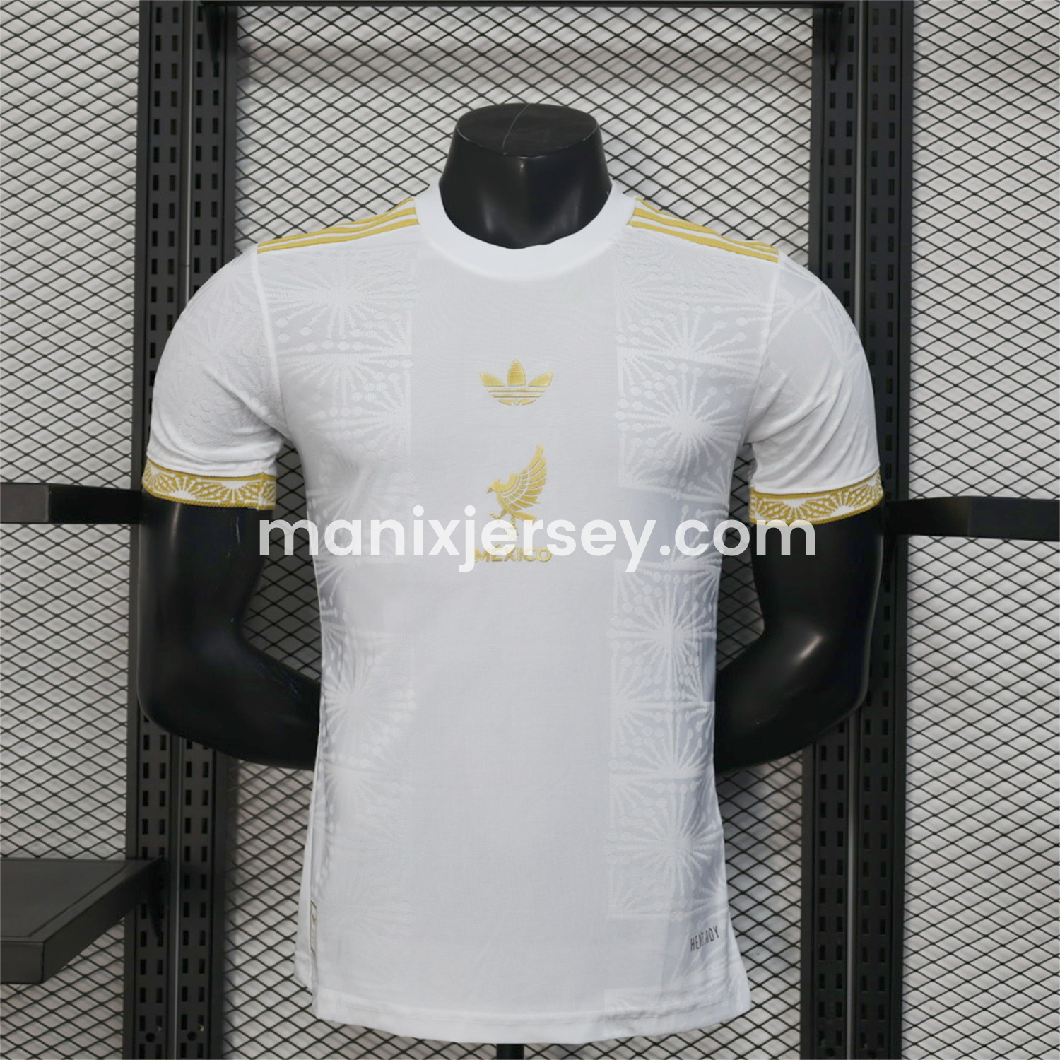 ManixJersey.com | Mexico 2025 Gold Cup White Special Edition Jersey - Player Version -Customize Name, Number and Patch | Worldwide Shipping