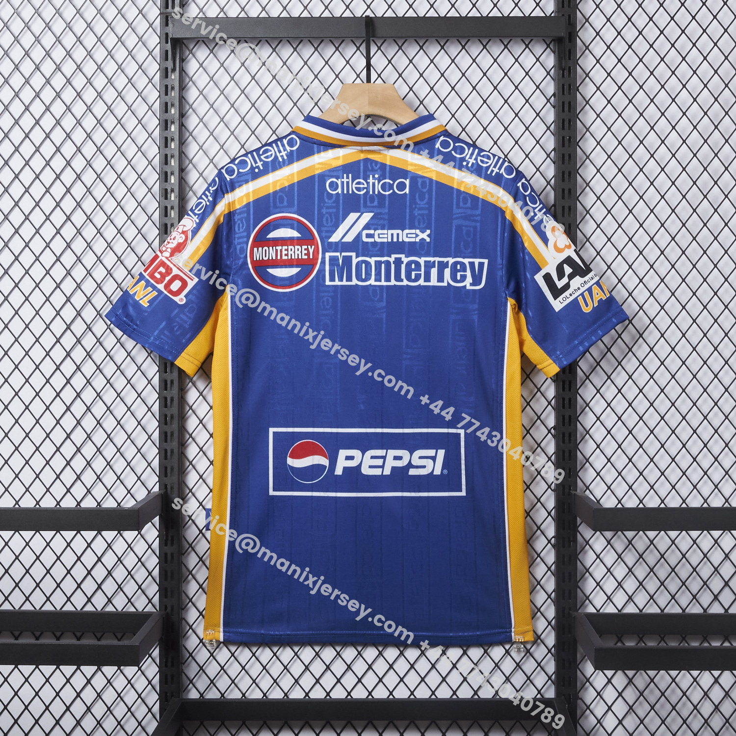 ManixJersey.com | Retro Tigres UANL 1999-00 Away Jersey -Customize Name, Number and Patch | Worldwide Shipping