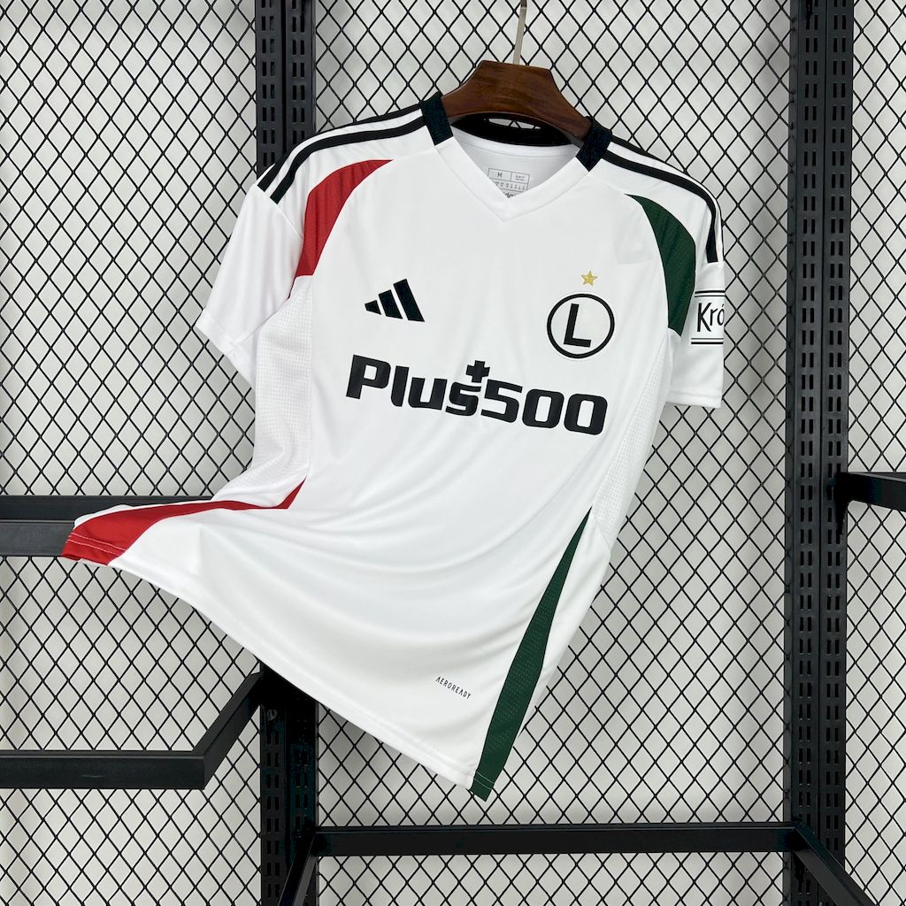 ManixJersey.com | Legia Warszawa 25-26 Home White Jersey - Fans Version -Customize Name, Number and Patch | Worldwide Shipping