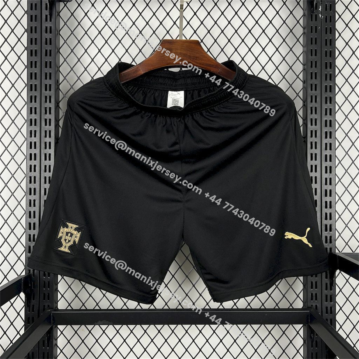 ManixJersey.com | Portugal 2026 Eusebio Special Shorts - Fans Version -Customize Name, Number and Patch | Worldwide Shipping