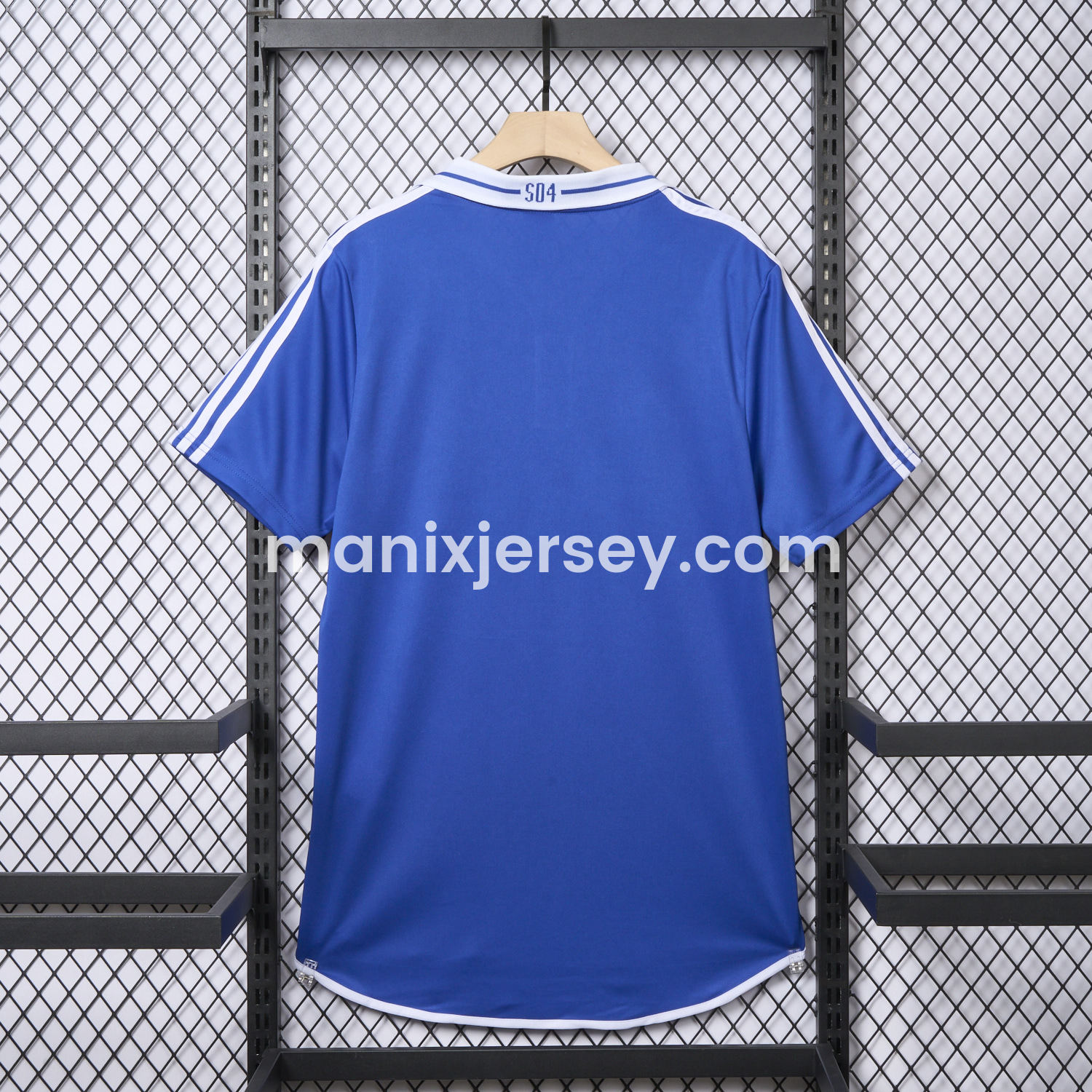 ManixJersey.com | Retro Schalke 04 2000-01 Home Jersey -Customize Name, Number and Patch | Worldwide Shipping
