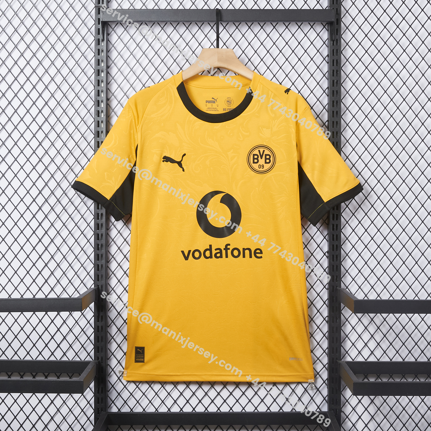 ManixJersey.com | Dortmund 25-26 Yellow Cup Jersey With Sponsors - Fans Version -Customize Name, Number and Patch | Worldwide Shipping