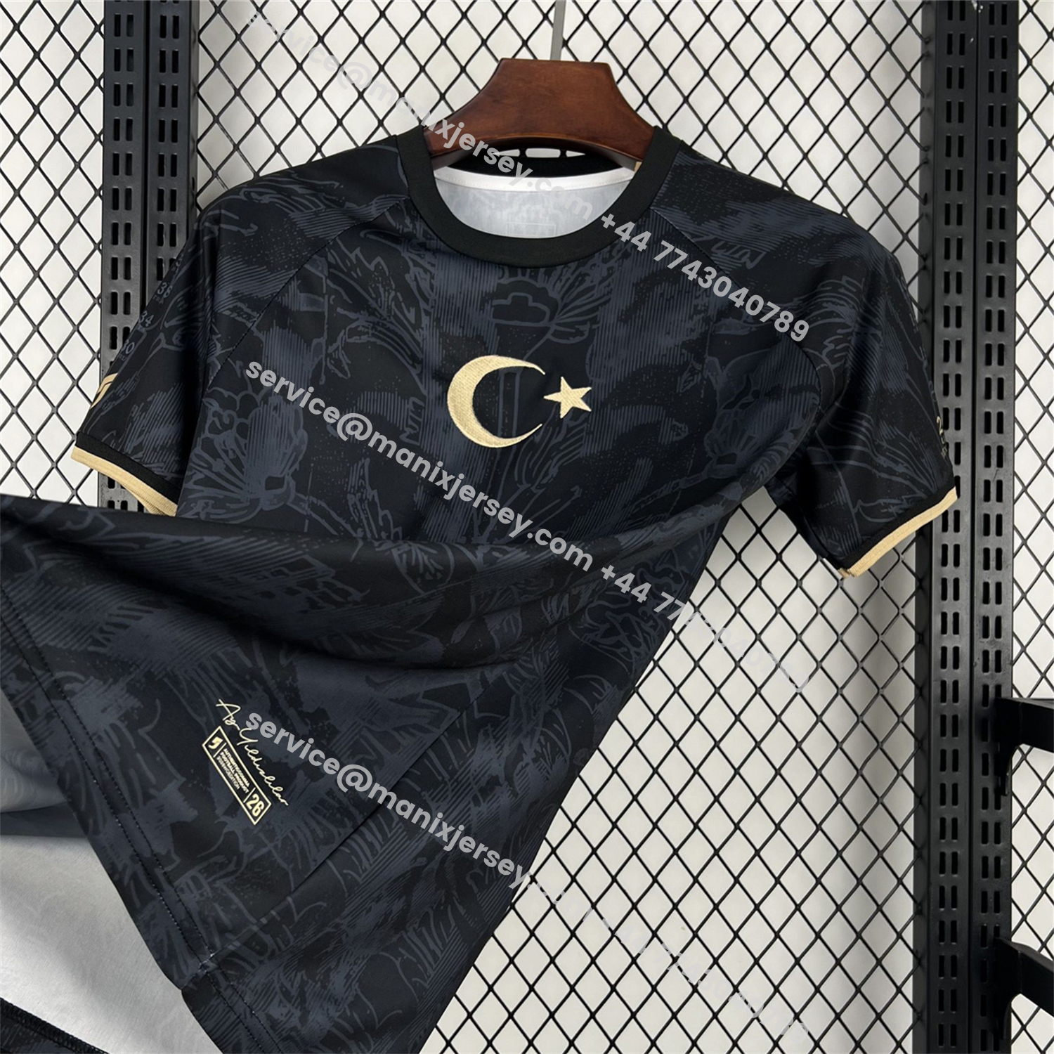 Turkey 2026 Black With Subtle Patterns Special Edition Jersey - Fans Version:football jersey mysite: unitedjerseyfootball 邓江浪:football