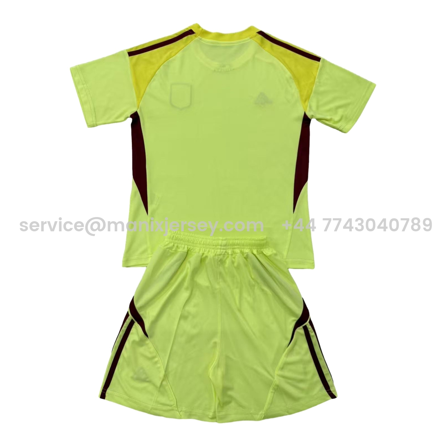 ManixJersey.com | Aston Villa 25-26 Yellow Goalkeeper Men's Adult Jersey Set - Fans Version -Customize Name, Number and Patch | Worldwide Shipping