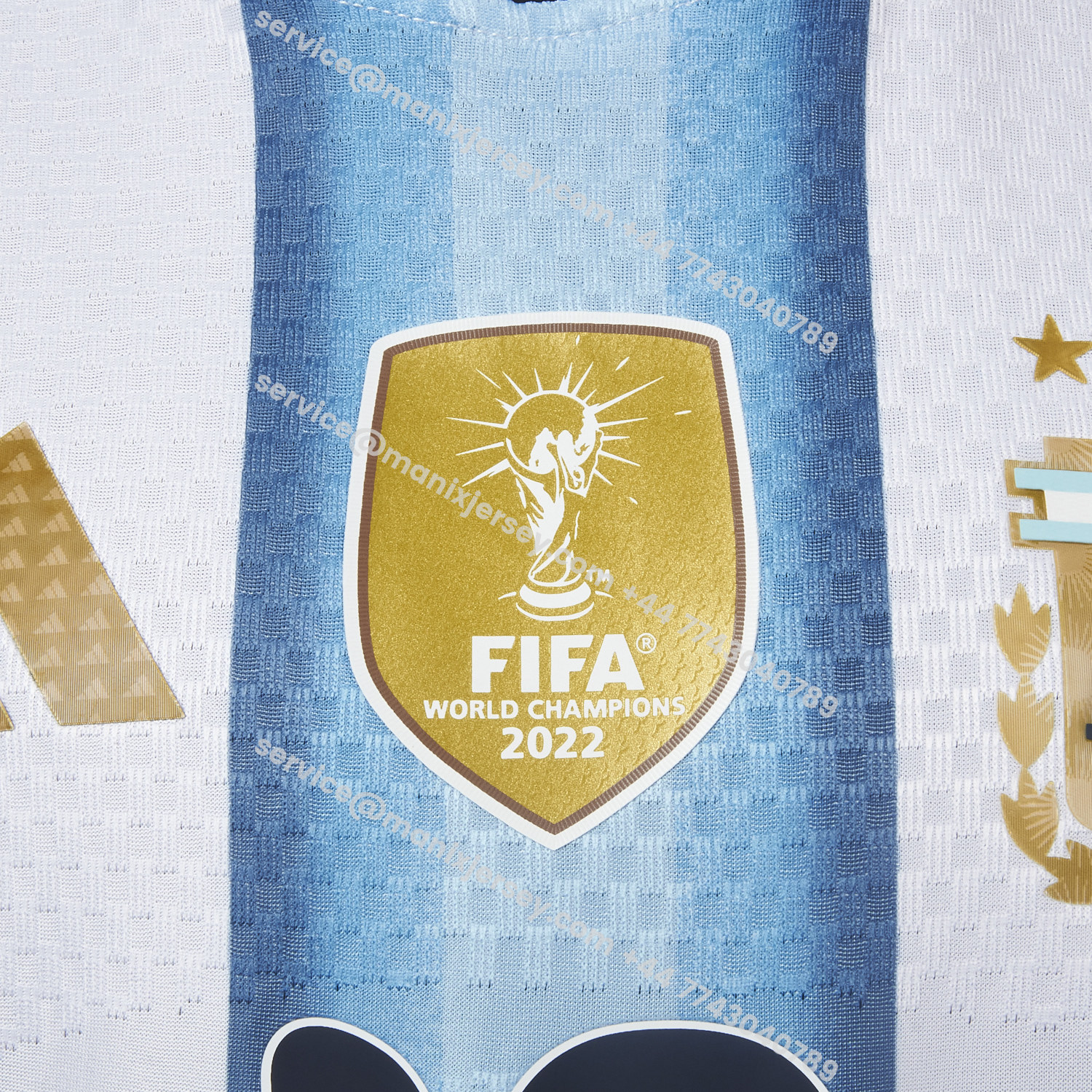 ManixJersey.com | Argentina 2026 Home Blue White Jersey - Player Version -Customize Name, Number and Patch | Worldwide Shipping
