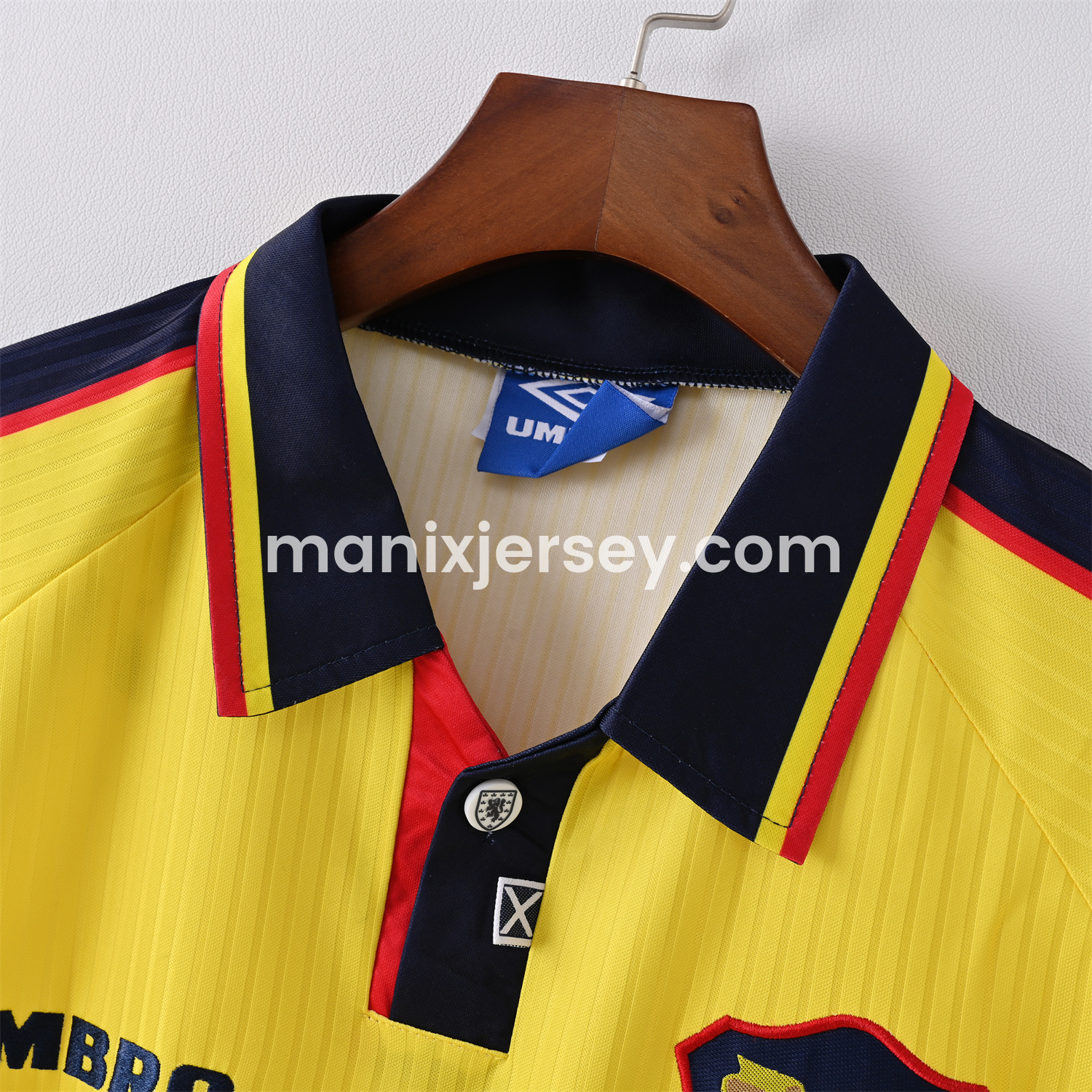 ManixJersey.com | Retro S-c-o.t l.a-n.d 1996-98 Away Jersey -Customize Name, Number and Patch | Worldwide Shipping