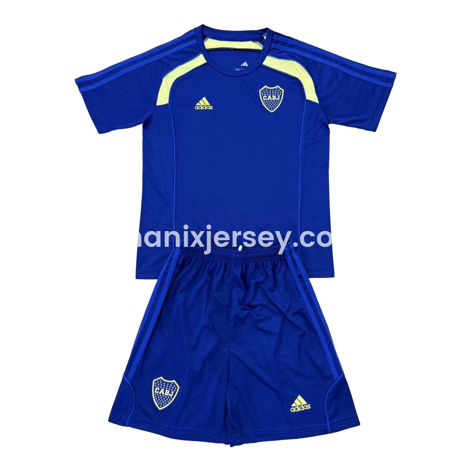 ManixJersey.com | Boca Juniors 25-26 Urban Purist Throwback Blue Men's Adult Jersey Set - Fans Version -Customize Name, Number and Patch | Worldwide Shipping