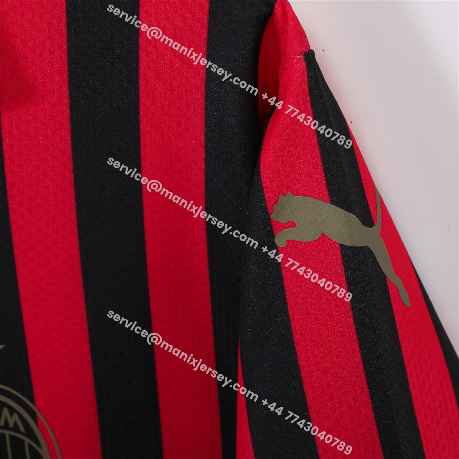 ManixJersey.com | Retro AC Milan 2019 120th Anniversary Home Jersey -Customize Name, Number and Patch | Worldwide Shipping