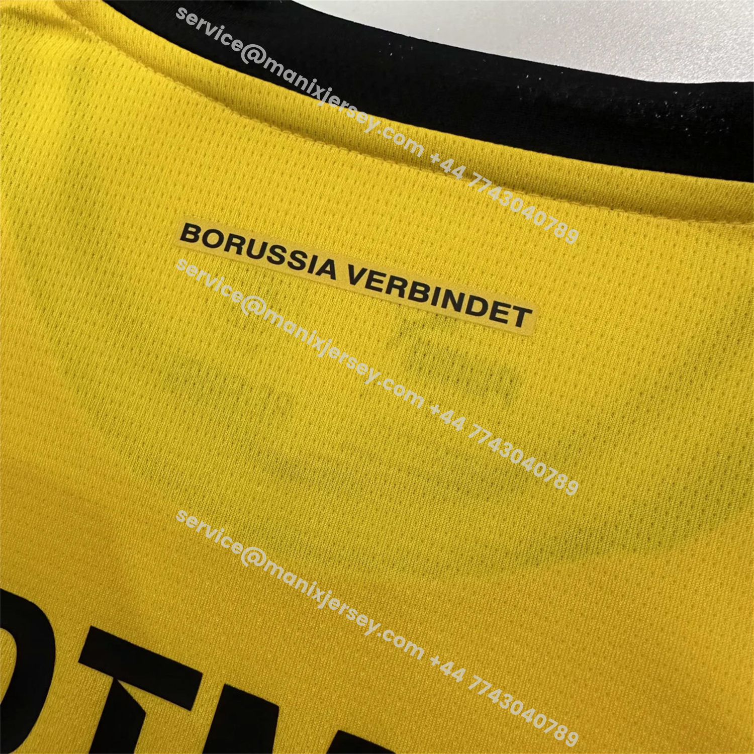 ManixJersey.com | Dortmund 26-27 Home Jersey - Fans Version -Customize Name, Number and Patch | Worldwide Shipping