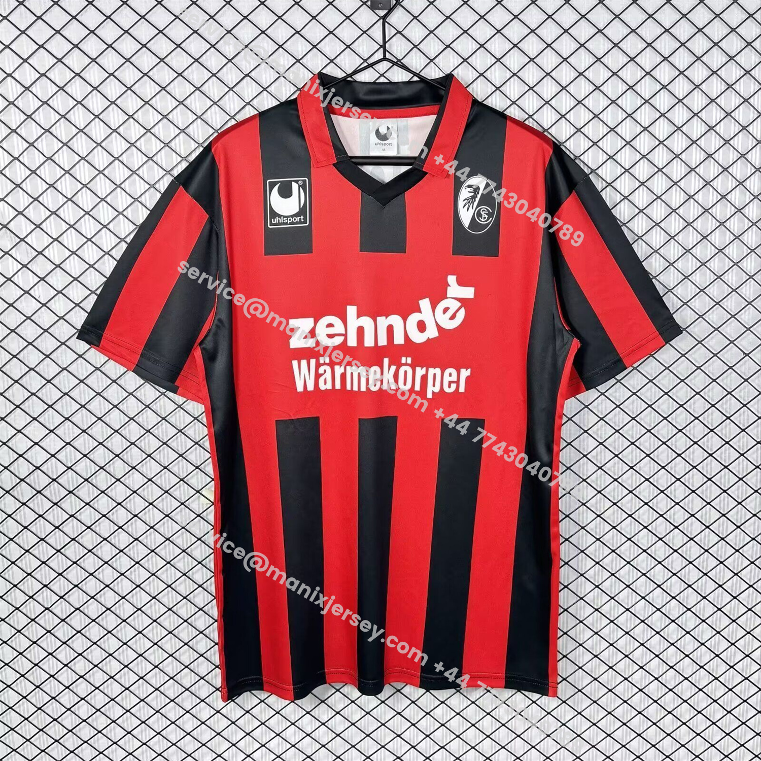 ManixJersey.com | Retro Freiburg 1994-95 Home Jersey -Customize Name, Number and Patch | Worldwide Shipping